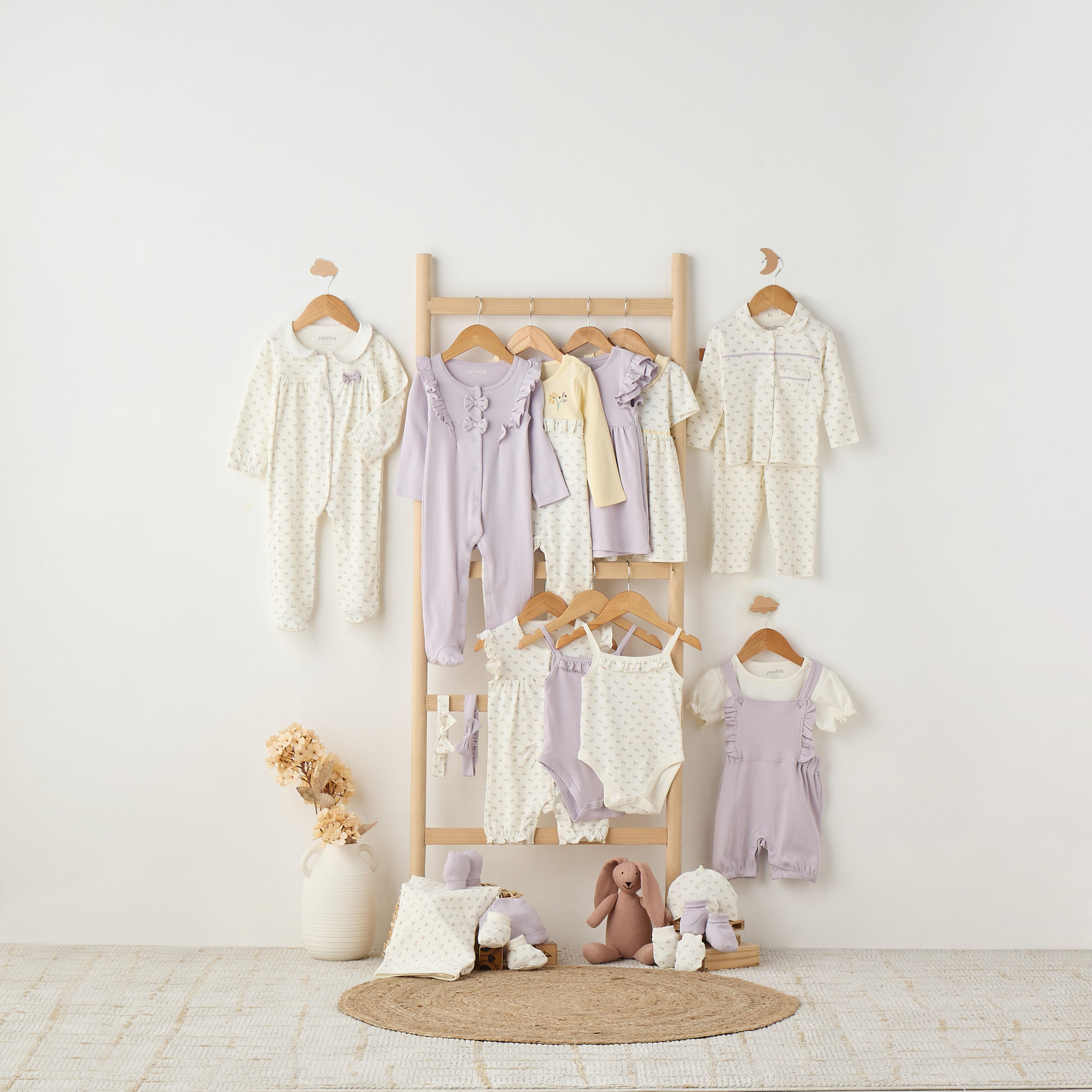Juniors Floral Print Collared Dress with Short Sleeves-baby-girls-clothing-dressesandjumpsuits-image-7