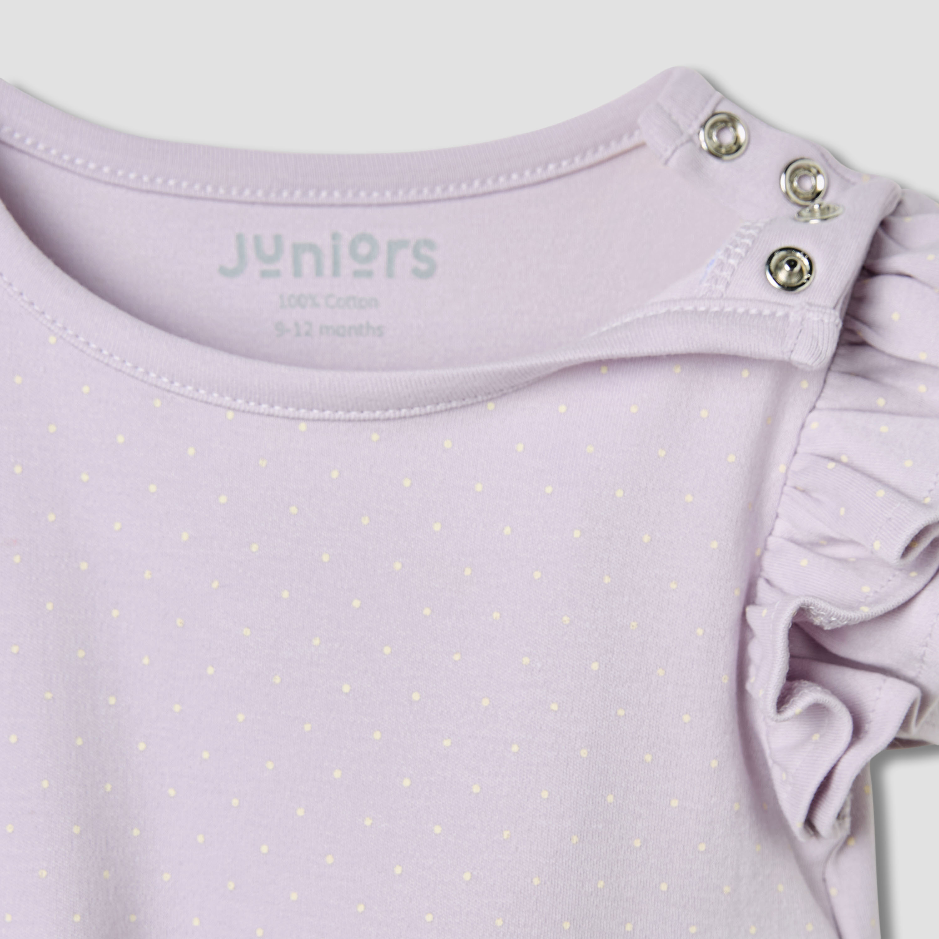 Juniors Polka Dot Print Cap Sleeve Dress-baby-girls-clothing-dressesandjumpsuits-image-4