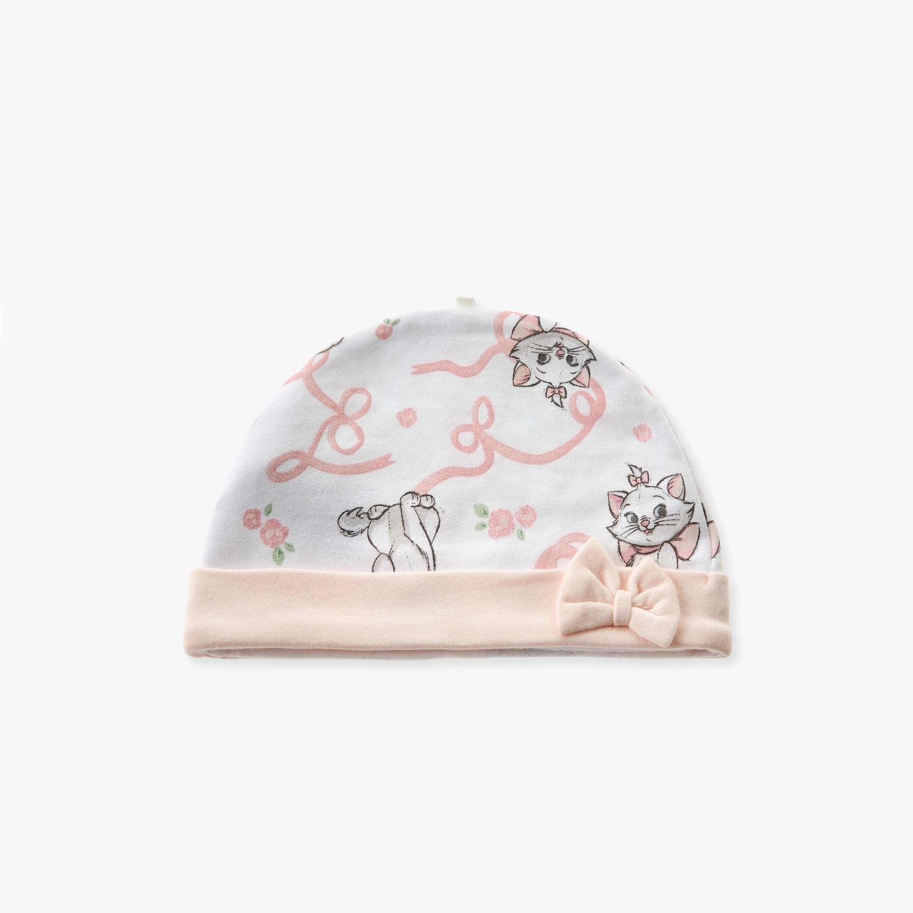 Disney Cap with Marie Print-baby-girls-clothing-winterwear-winteraccessories-image-1
