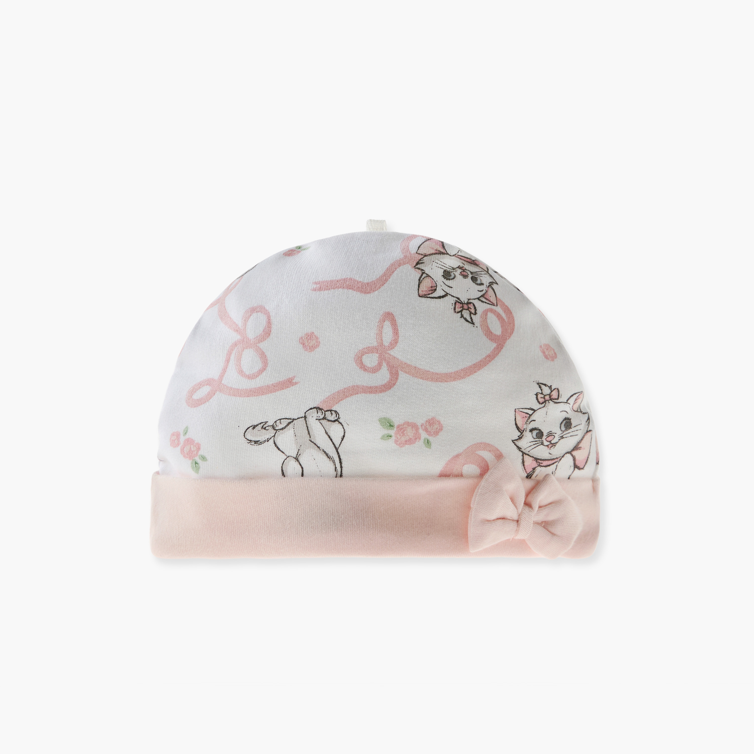 Disney Cap with Marie Print-baby-girls-clothing-winterwear-winteraccessories-image-4