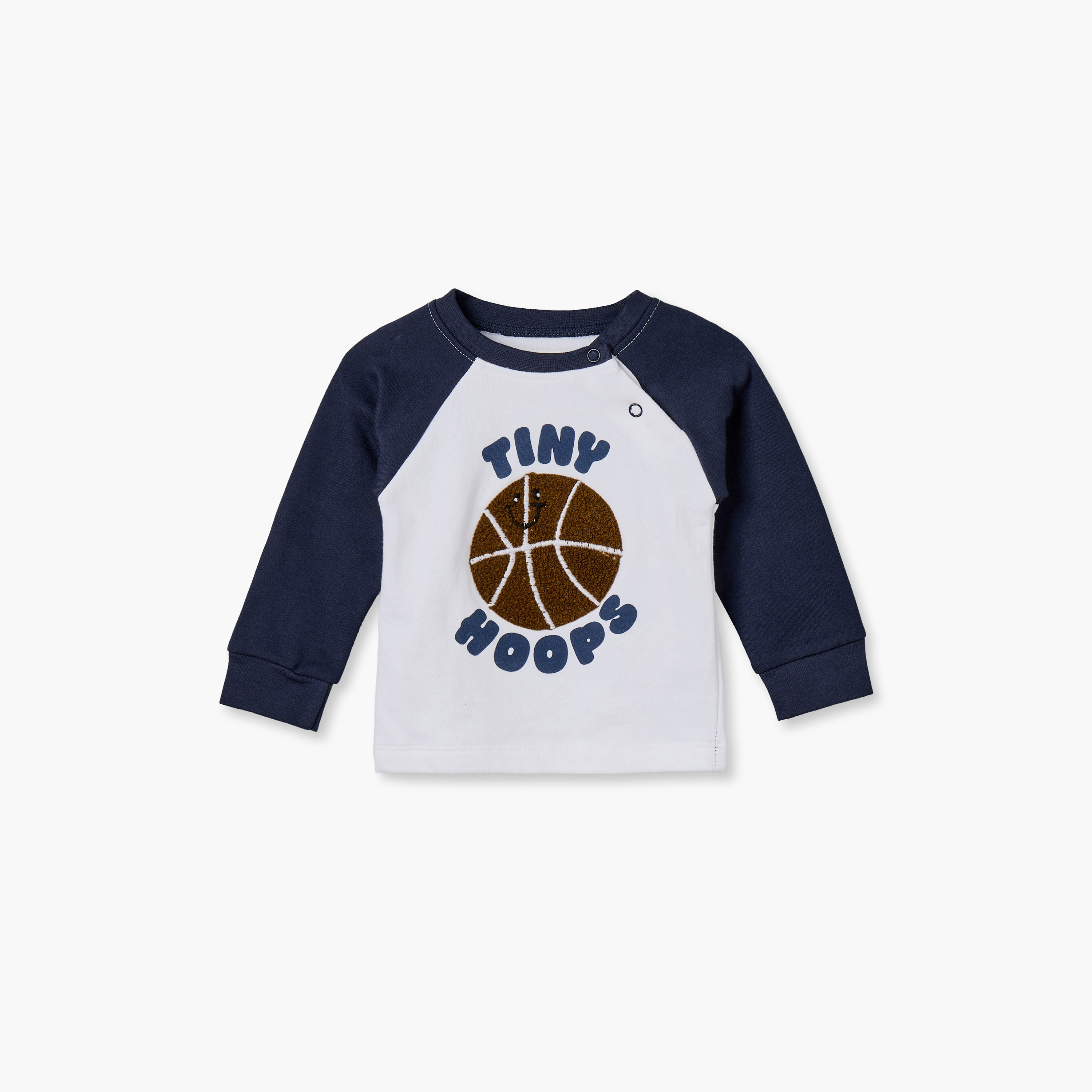 Juniors Cotton Crew Neck Long Sleeves Pyjama Set with Basketball Print-baby-boys-clothing-nightwear-pyjamasets-image-2