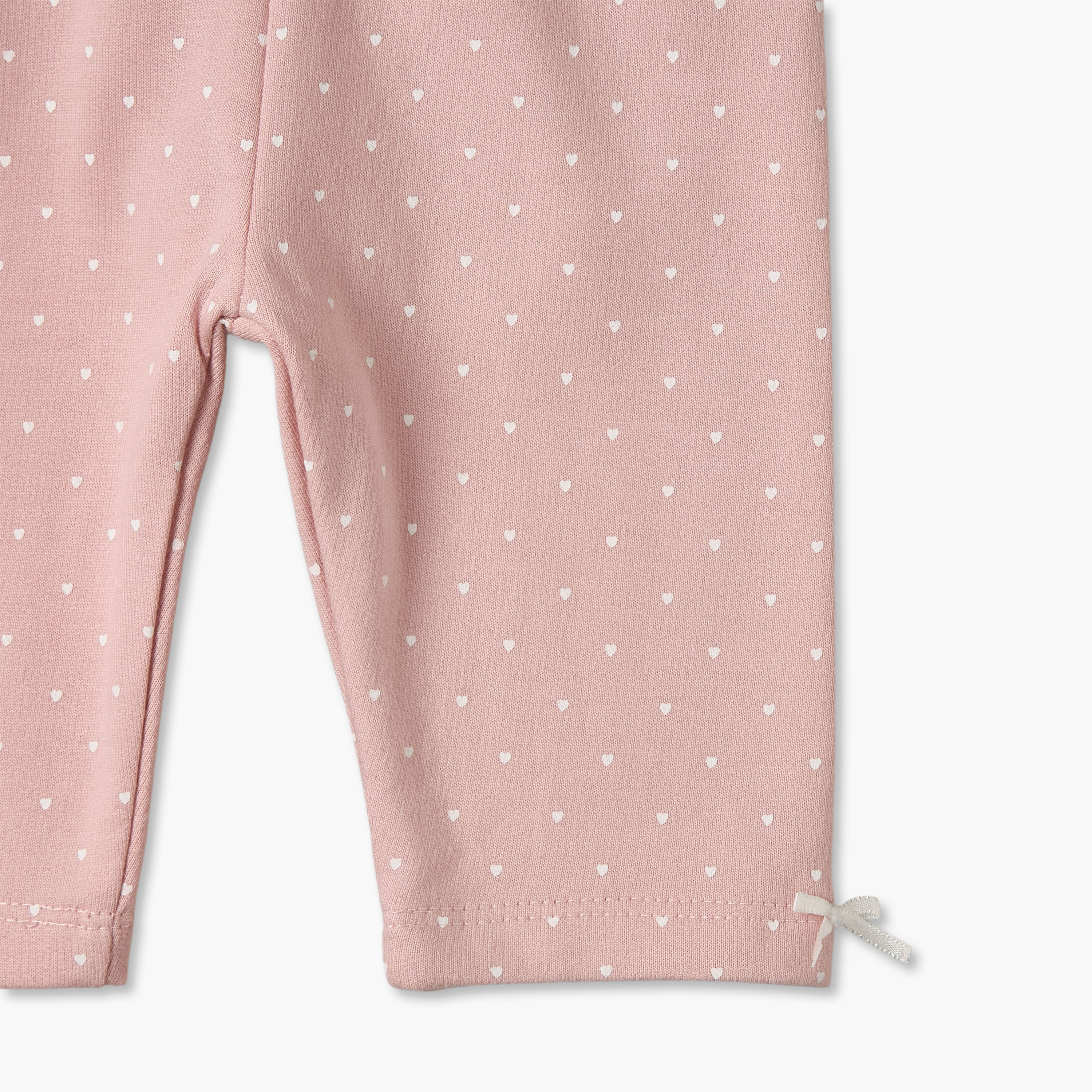 طقم بيجاما قطن بياقة ضيقة وأكمام طويلة وطبعات منقطة من جونيورز-baby-girls-clothing-winterwear-pyjamasets-image-10