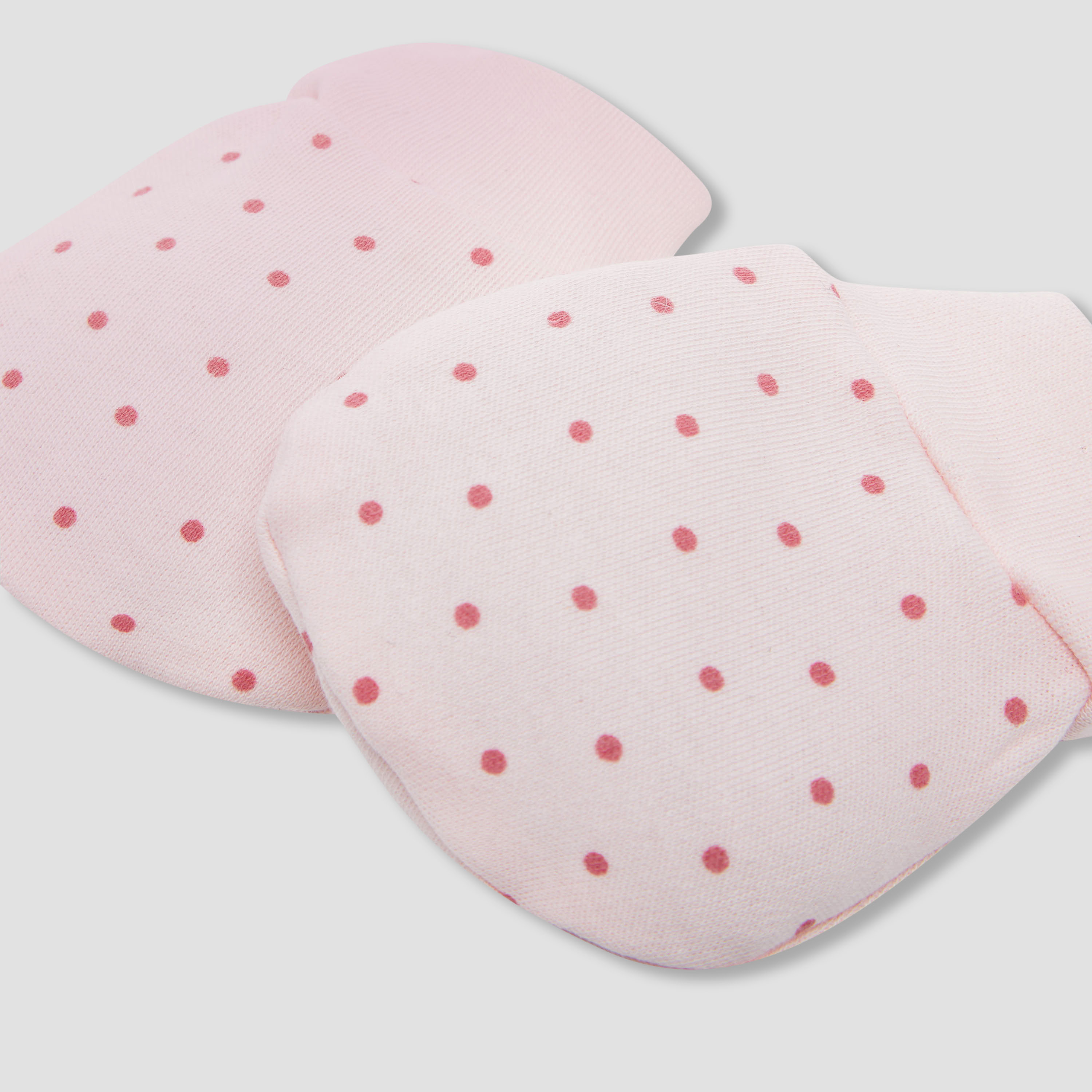 أبوات وقفازات متنوعة من جونيورز - طقم من 4 قطع-baby-girls-accessories-mittens-image-2