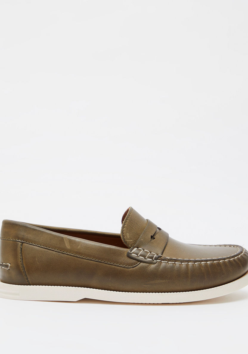Mister Duchini Textured Slip-On Loafers-Boy%27s Casual Shoes-image-2