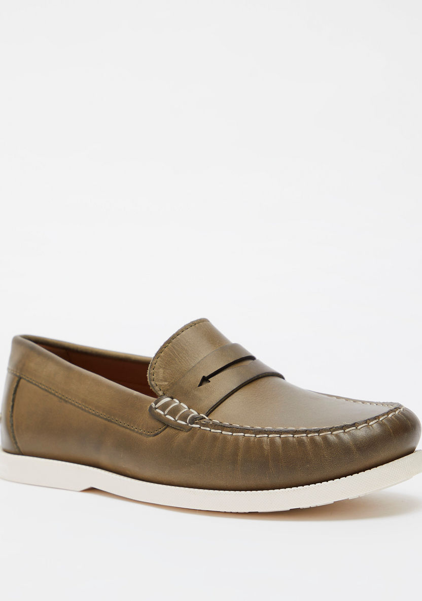 Mister Duchini Textured Slip-On Loafers-Boy%27s Casual Shoes-image-0