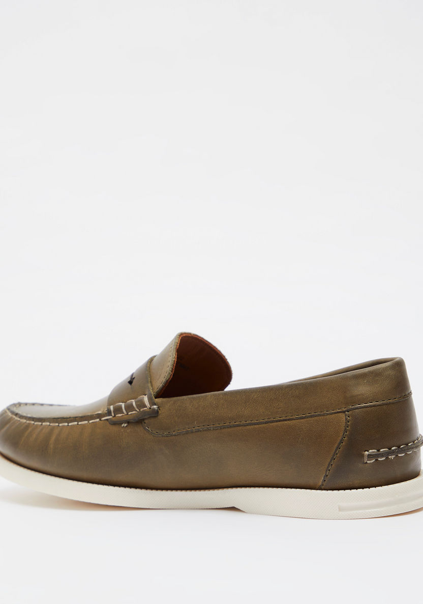 Mister Duchini Textured Slip-On Loafers-Boy%27s Casual Shoes-image-1