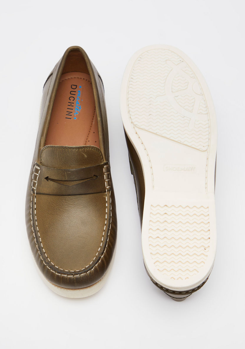 Mister Duchini Textured Slip-On Loafers-Boy%27s Casual Shoes-image-5
