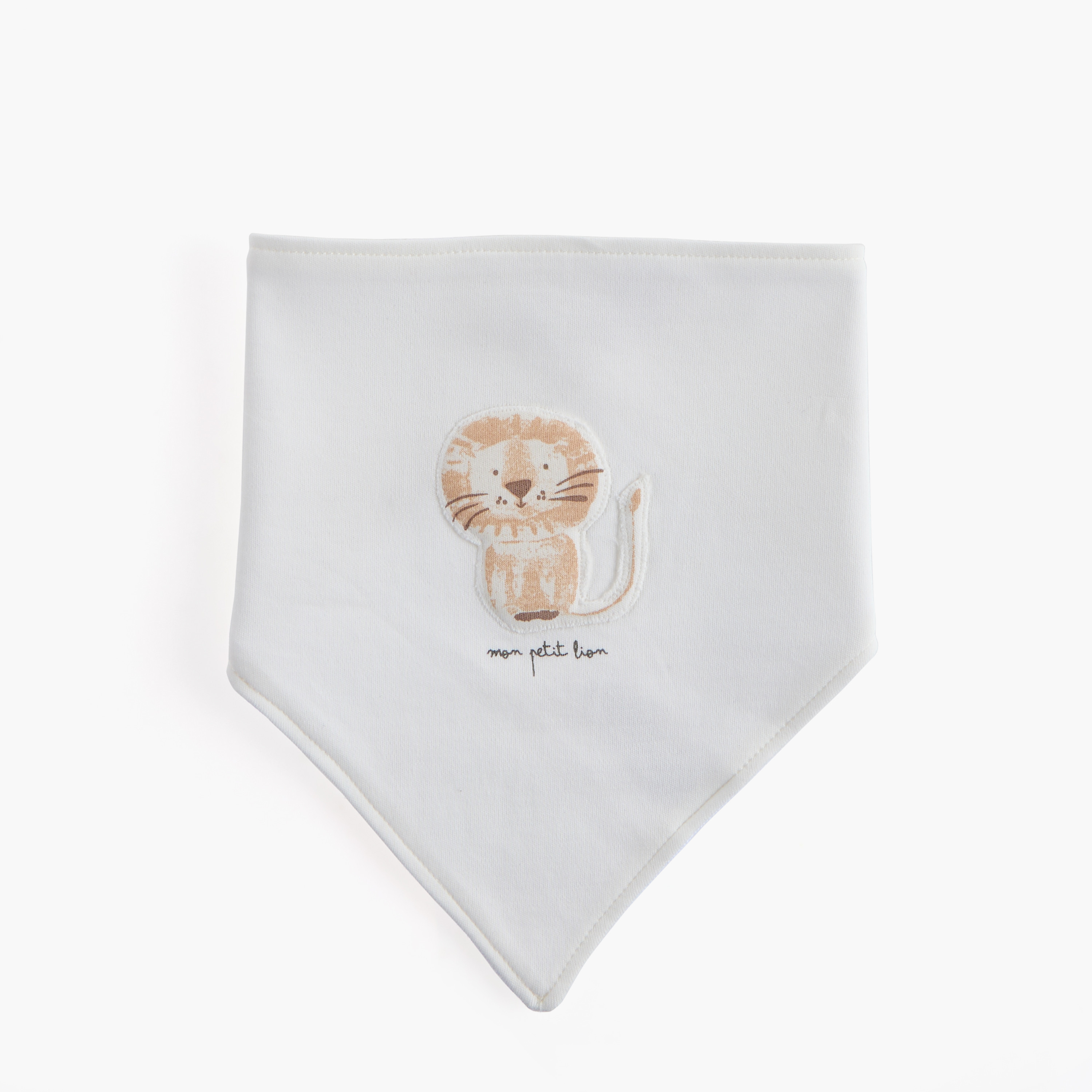 Juniors Printed Muslin Bib with Button Closure - Set of 3-baby-feeding-bibs-image-2