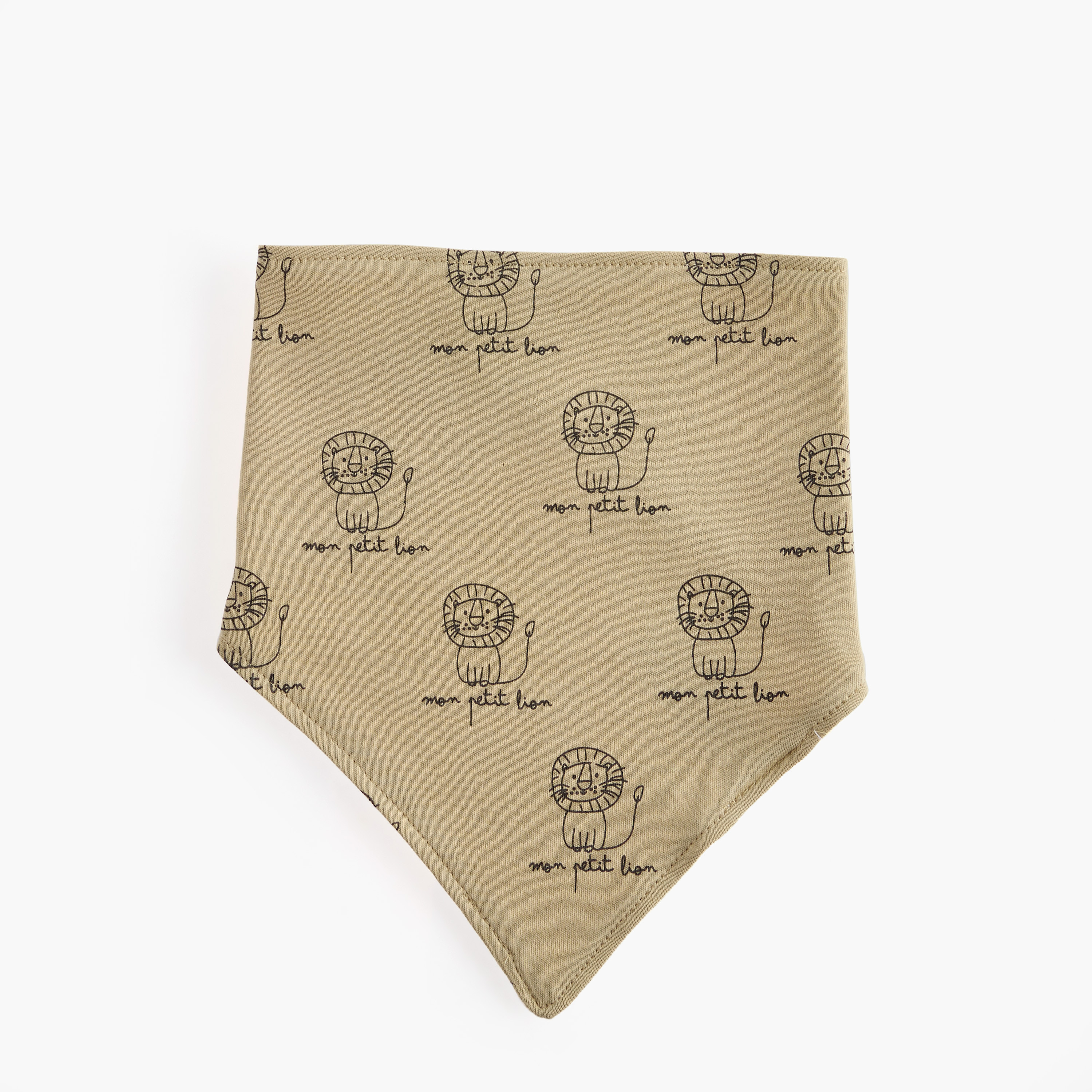Juniors Printed Muslin Bib with Button Closure - Set of 3-baby-feeding-bibs-image-4