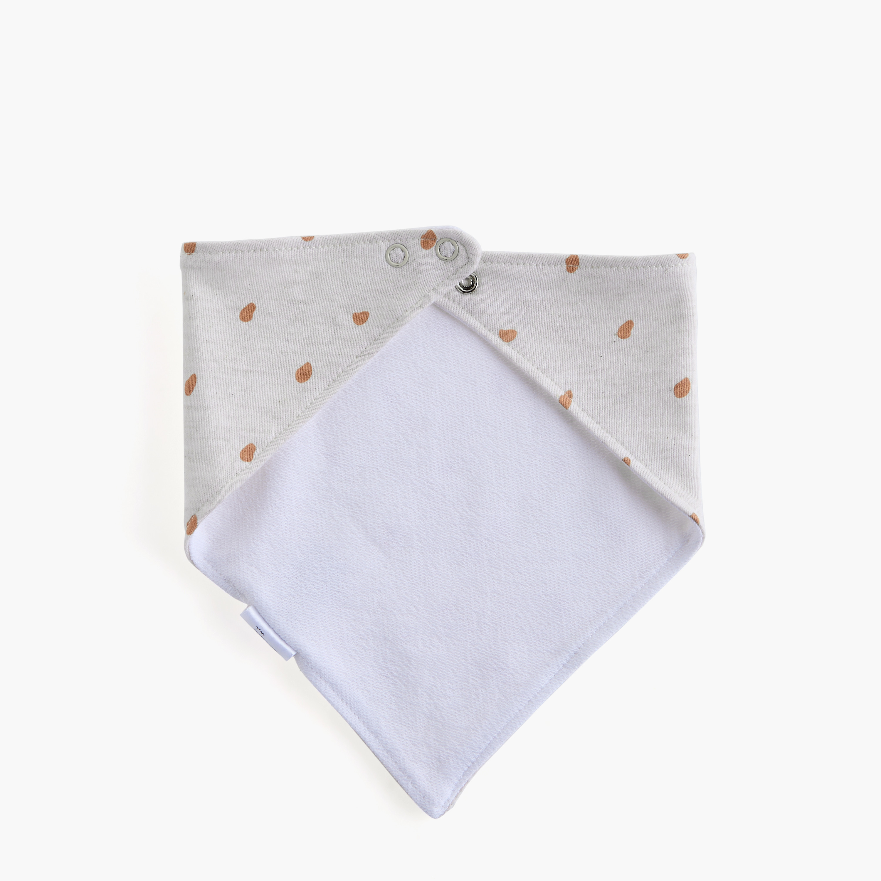 Juniors Printed Muslin Bib with Button Closure - Set of 3-baby-feeding-bibs-image-5