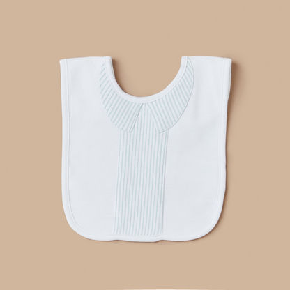 Juniors Panelled Bib with Button Closure-Bibs and Burp Cloths-image-0