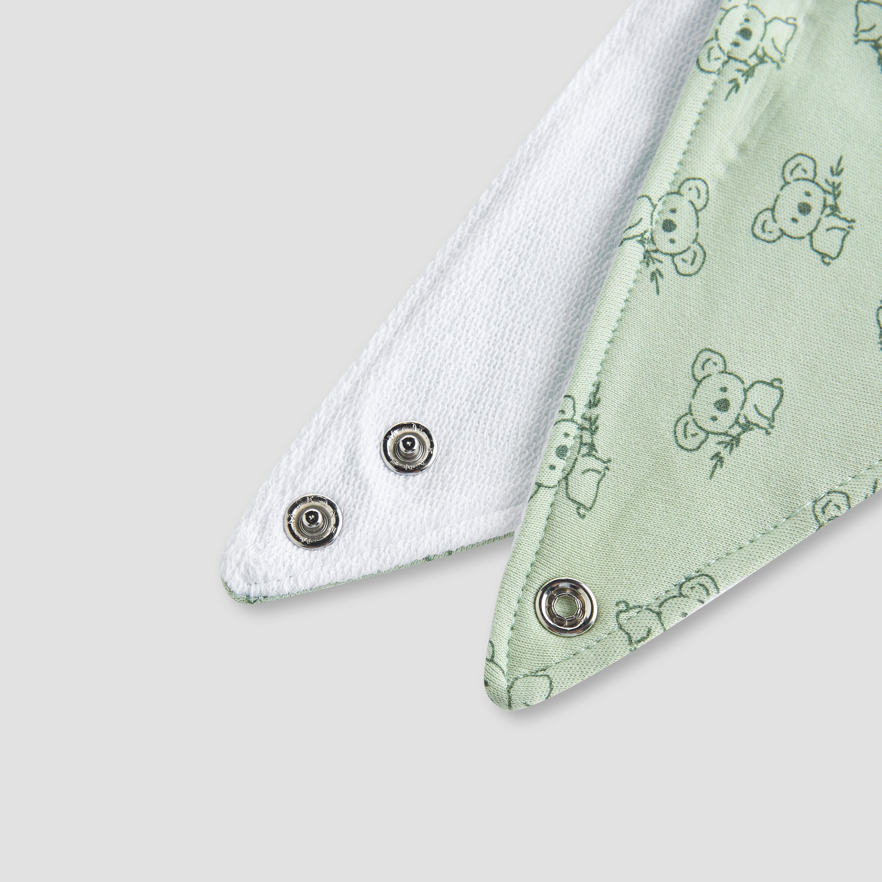 Juniors Assorted Cotton Bib with Button Closure - Set of 5-baby-feeding-bibs-image-9