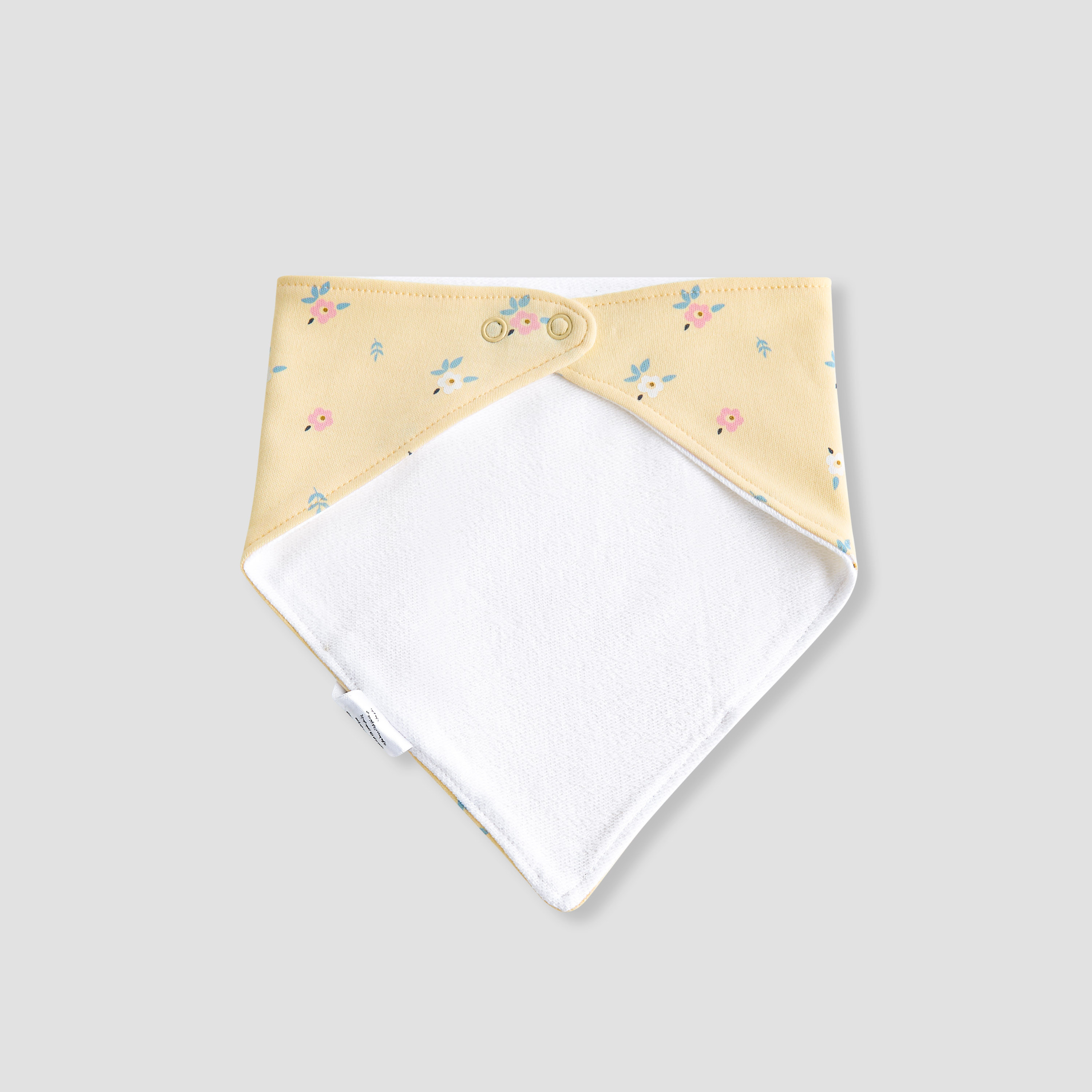 Juniors Assorted Cotton Bib with Button Closure - Set of 5-baby-feeding-bibs-image-7