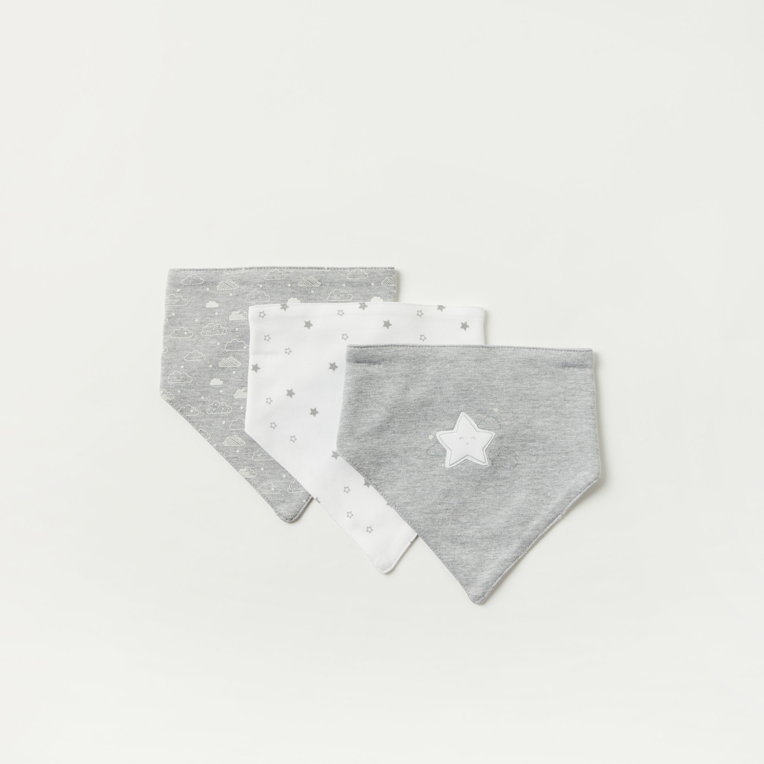 Grey sales dribble bibs