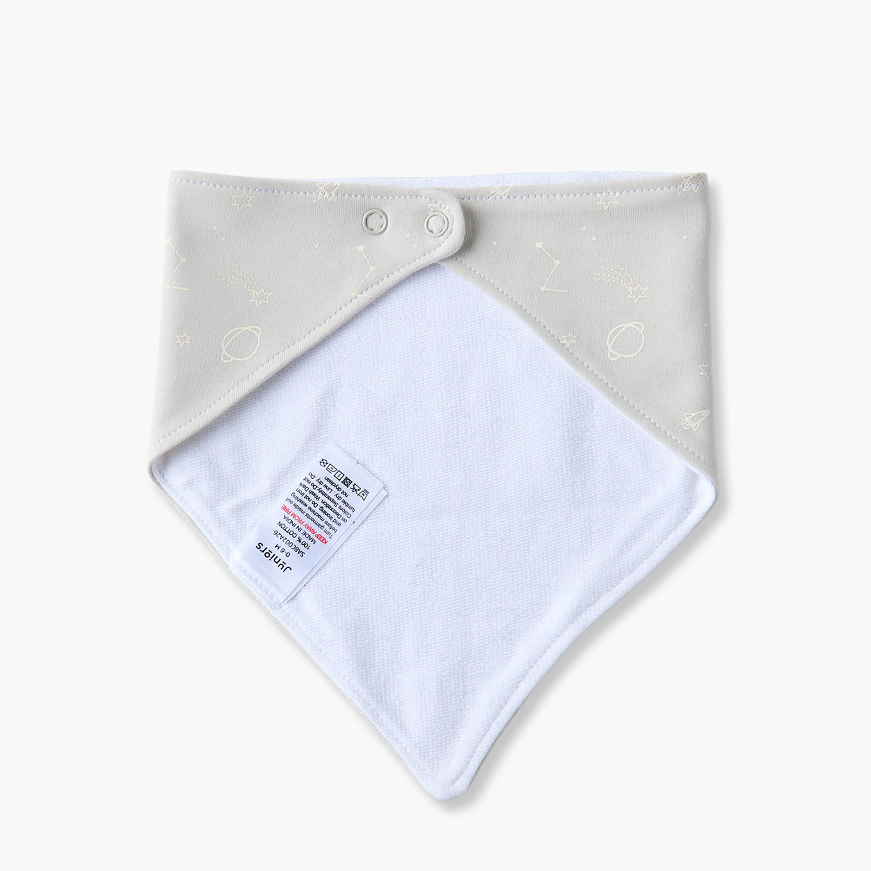 Pack of 3 Juniors Baby Bib with Space Print-baby-feeding-bibs-image-5