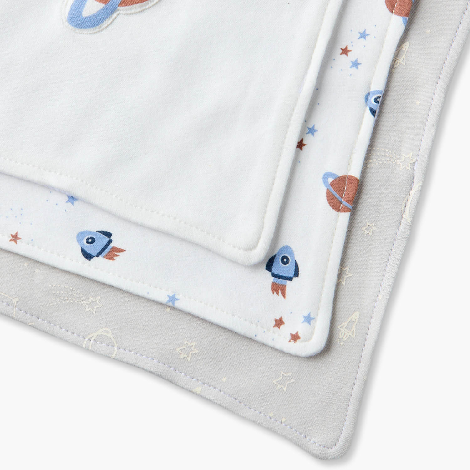 Pack of 3 Juniors Baby Bib with Space Print-baby-feeding-bibs-image-6