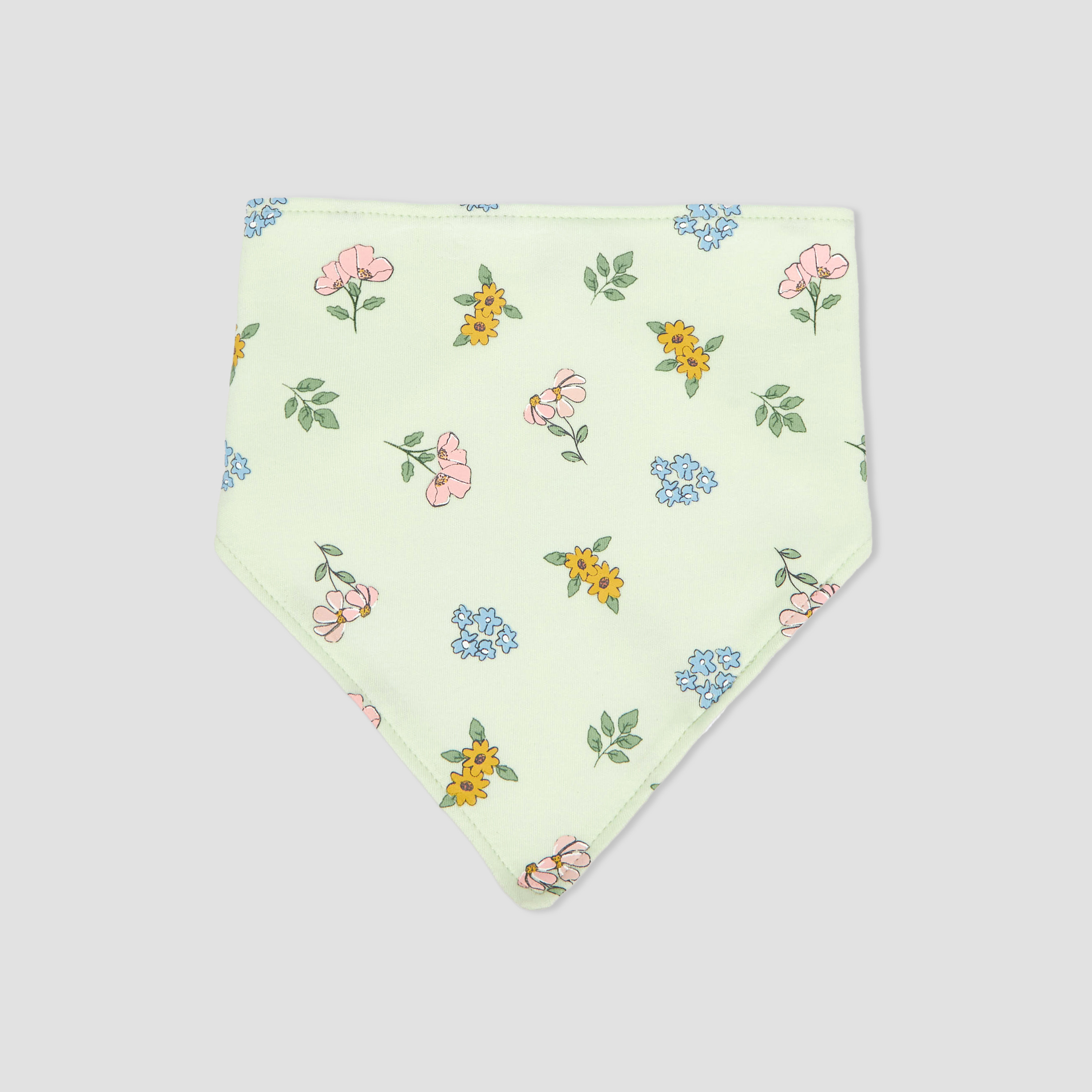 Pack of 3 Juniors Baby Bib with Snap Button Closure-baby-feeding-bibs-image-2