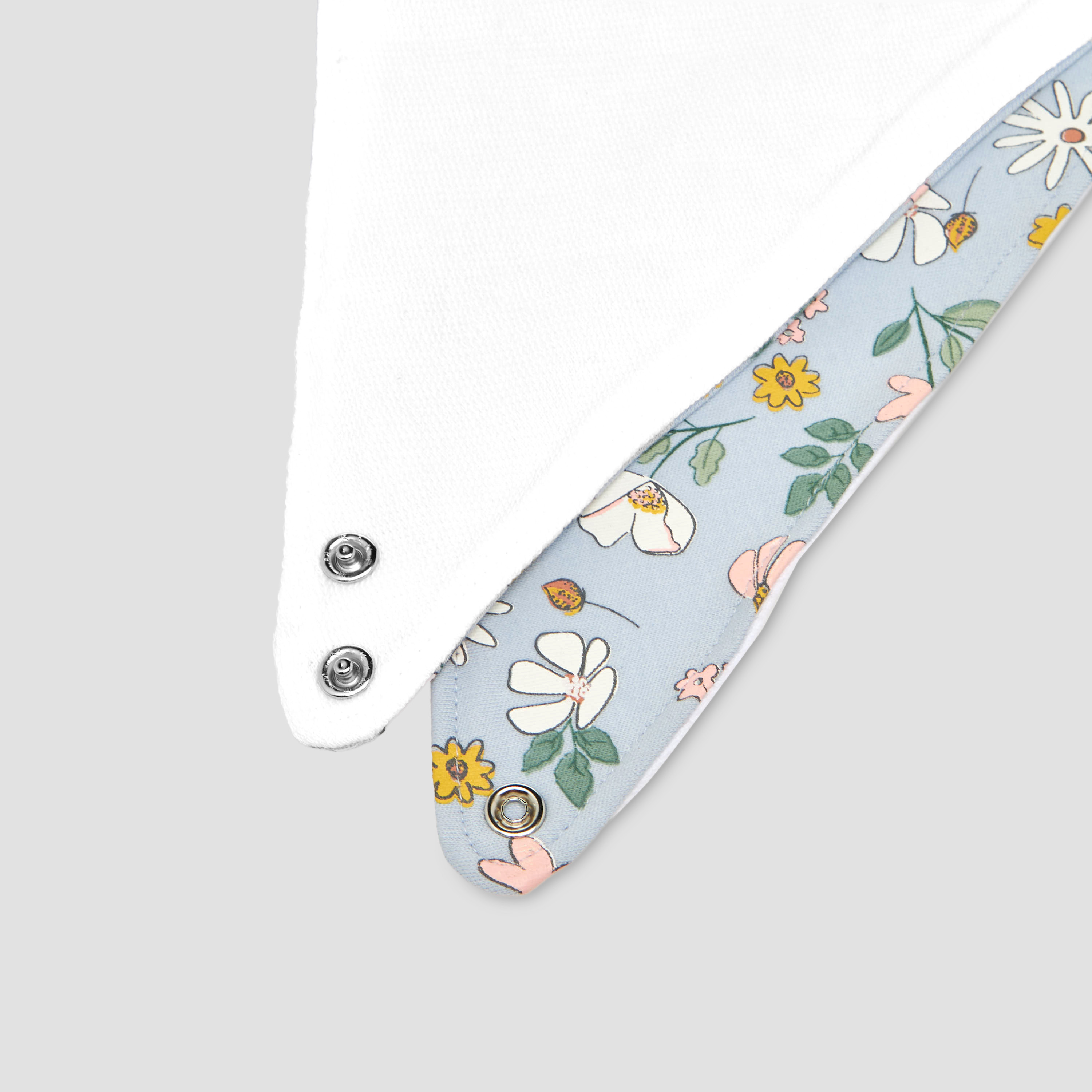 Pack of 3 Juniors Baby Bib with Snap Button Closure-baby-feeding-bibs-image-7