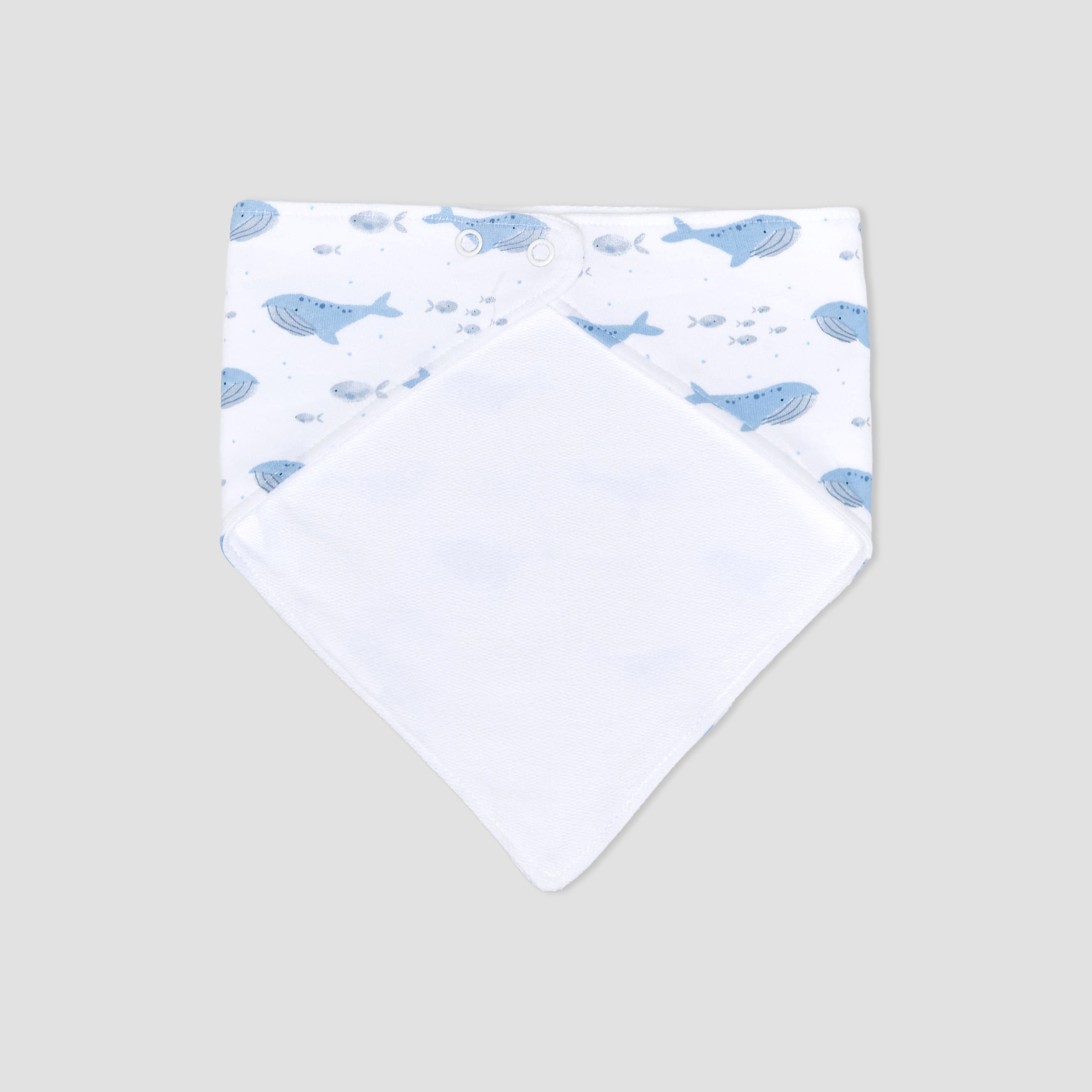 Pack of 3 Juniors Baby Bib with Snap Button Closure-baby-feeding-bibs-image-4