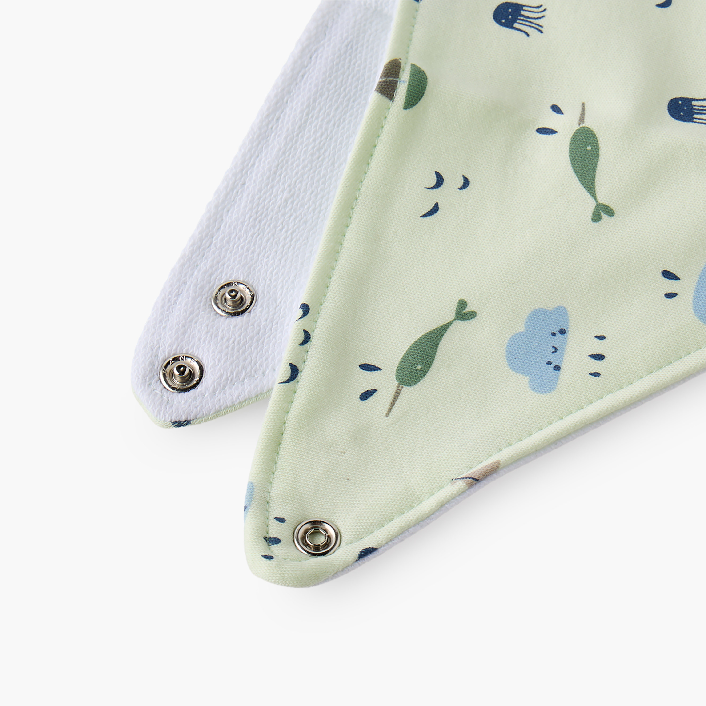 Pack of 3 Juniors Baby Bib with Nautical Print-baby-feeding-bibs-image-7