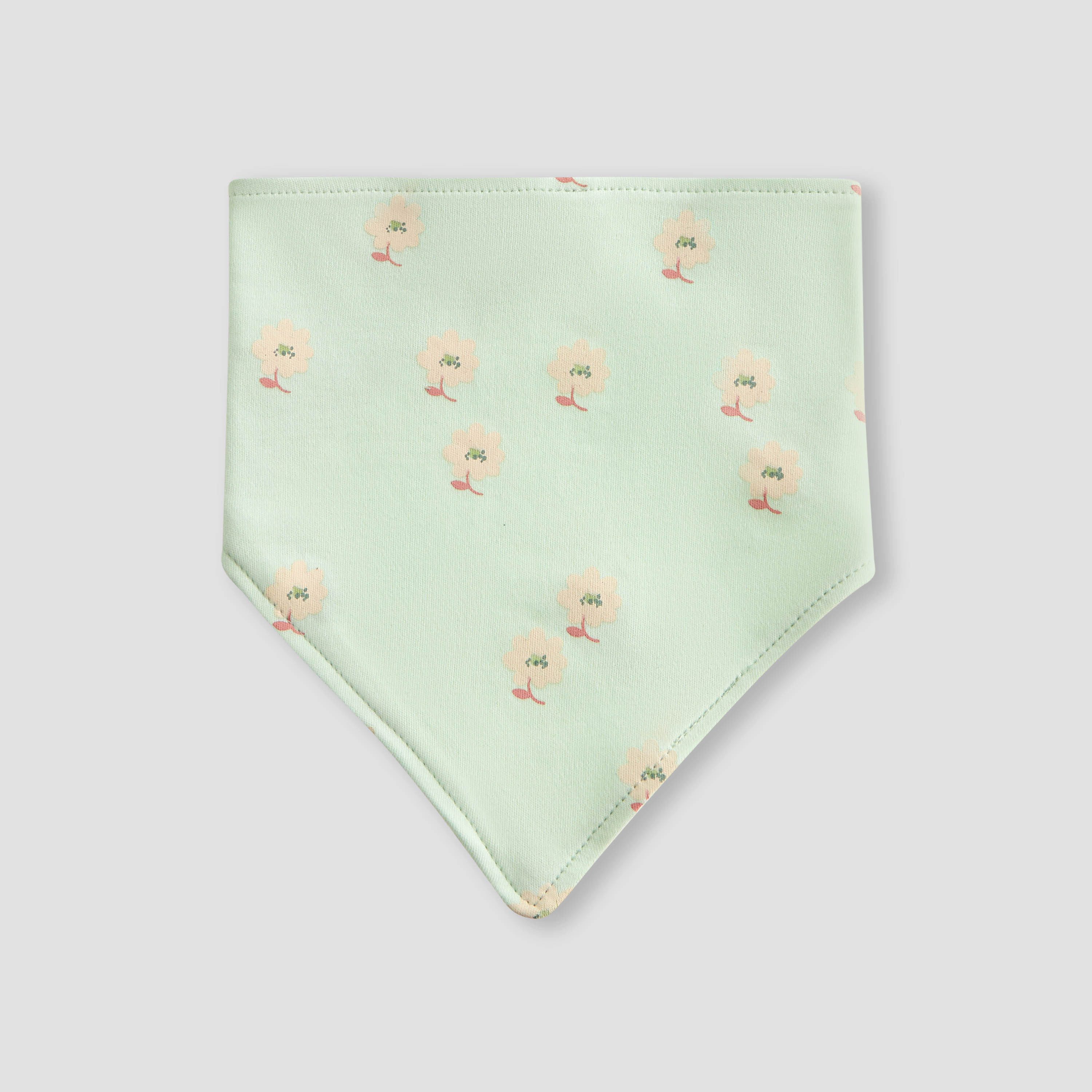 مرايل بزر إغلاق كبّاس وطبعات زهرية من جونيورز- طقم من 3 قطع-baby-feeding-bibs-image-2