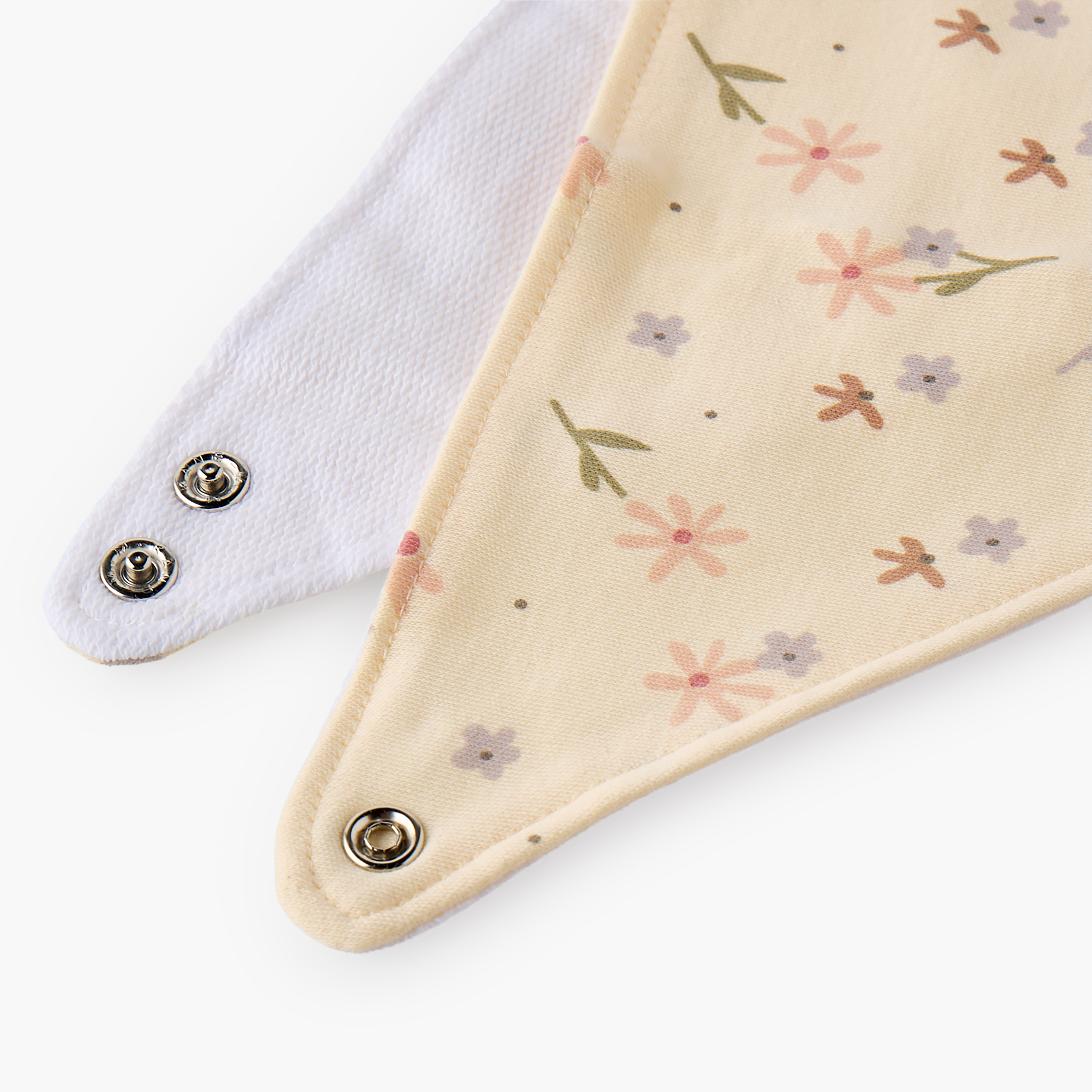 Pack of 3 Juniors Baby Bib with Snap Button Closure-baby-feeding-bibs-image-7