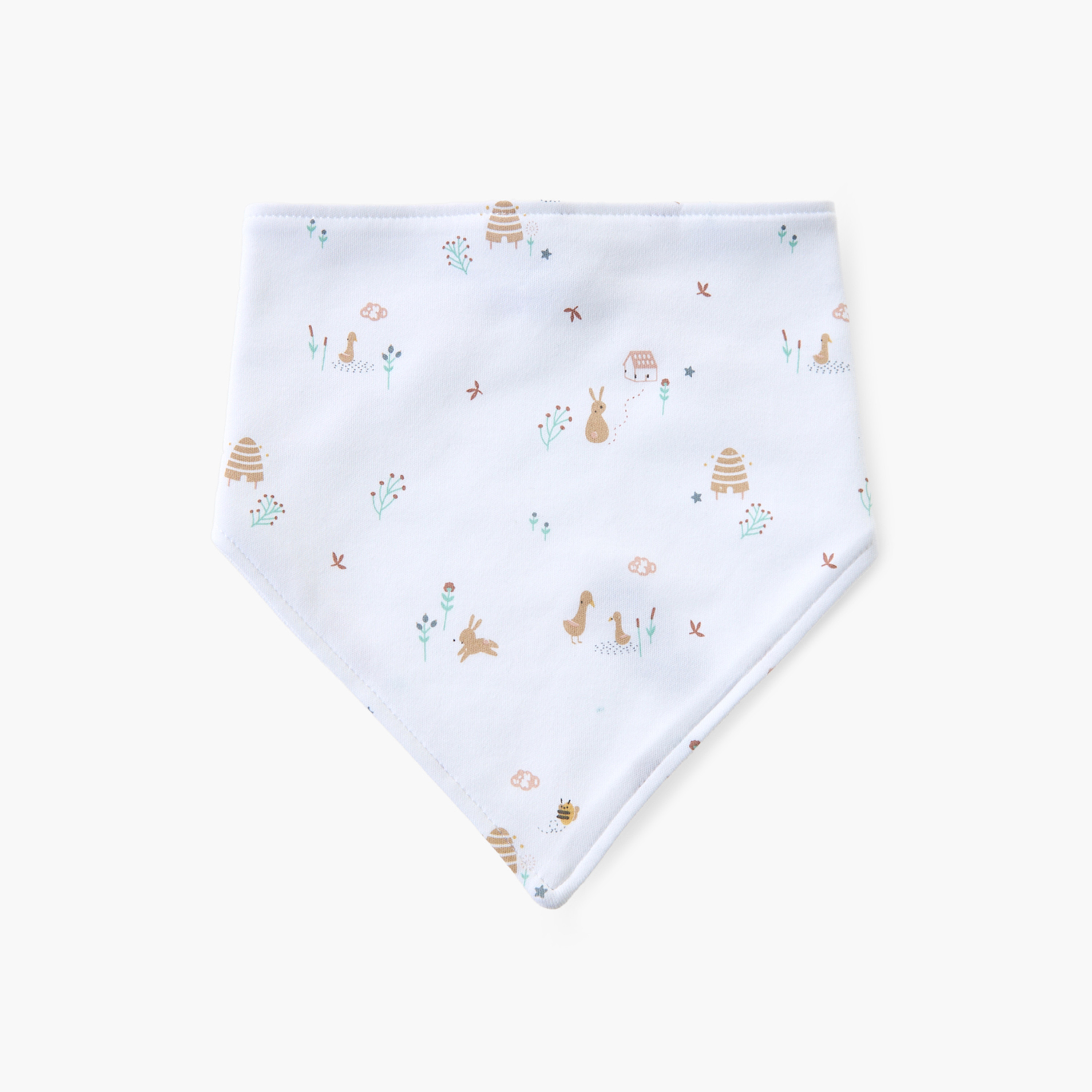 Pack of 3 Juniors Baby Bib with Assorted Print-baby-feeding-bibs-image-2