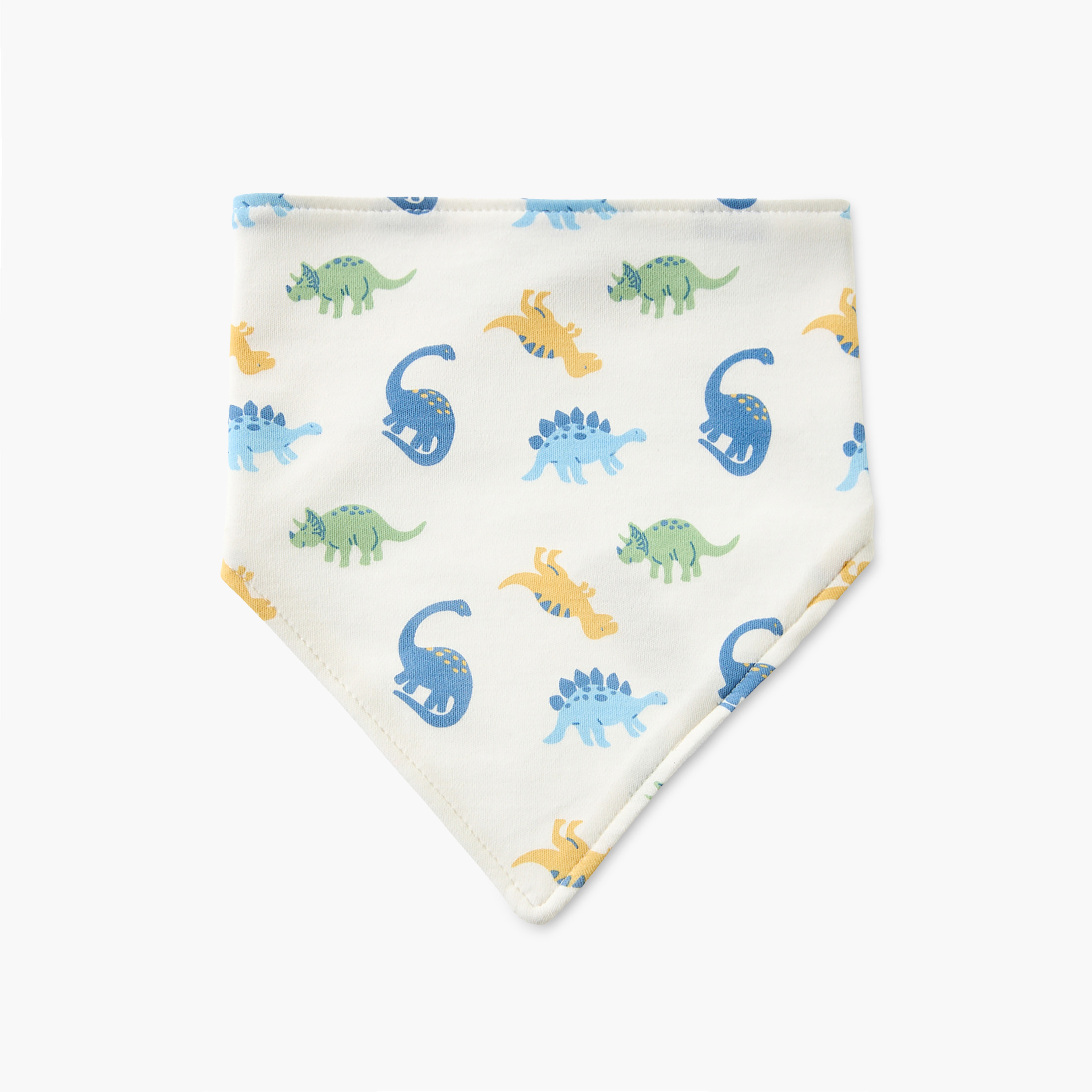 Pack of 3 Juniors Baby Bib with Dinosaur Print-baby-feeding-bibs-image-3