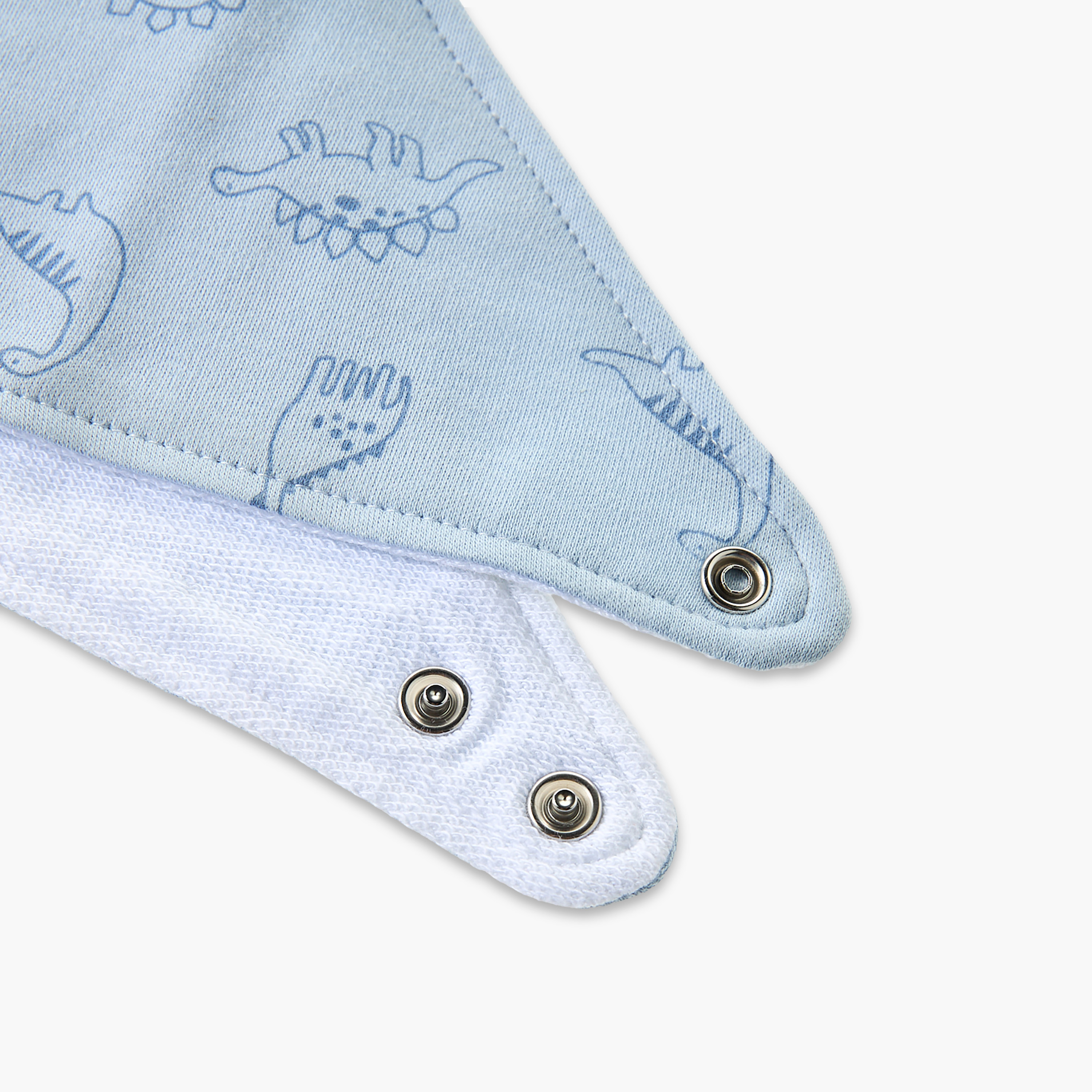 Pack of 3 Juniors Baby Bib with Dinosaur Print-baby-feeding-bibs-image-7