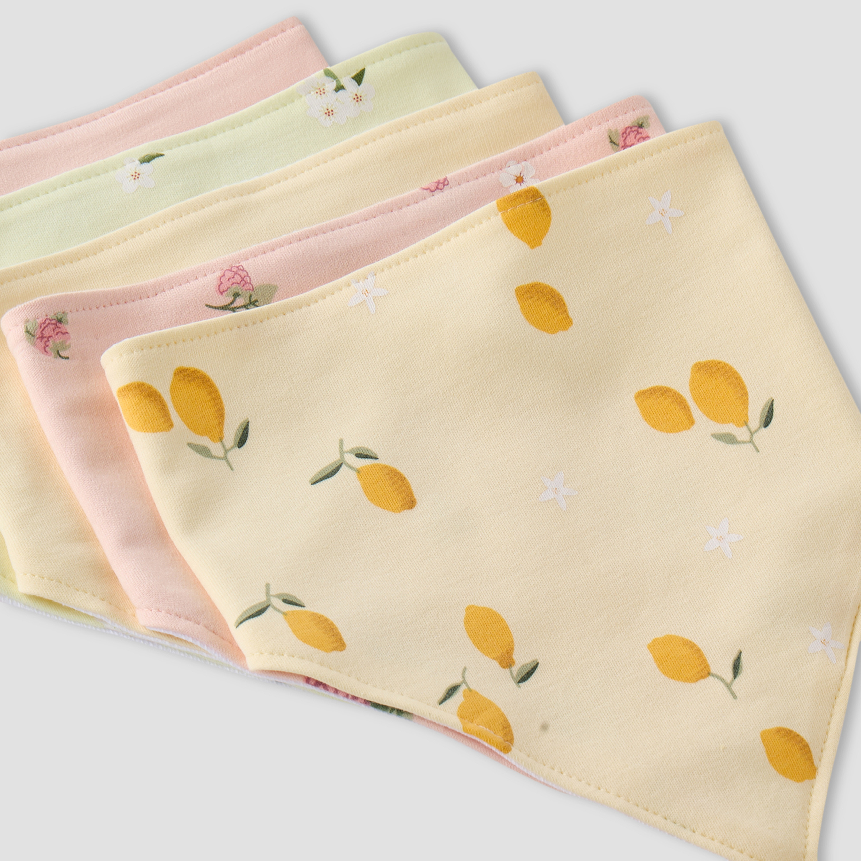 Pack of 5 Juniors Baby Bib with Snap Button Closure-baby-feeding-bibs-image-8