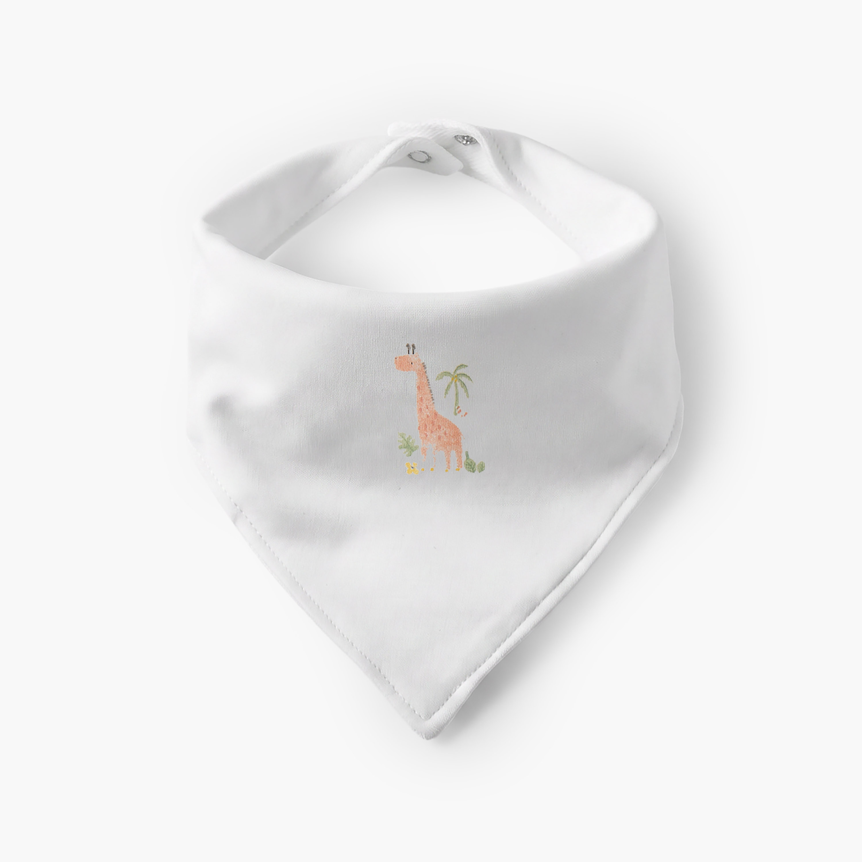 Pack of 5 Juniors Baby Bib with Snap Button Closure-baby-feeding-bibs-image-8