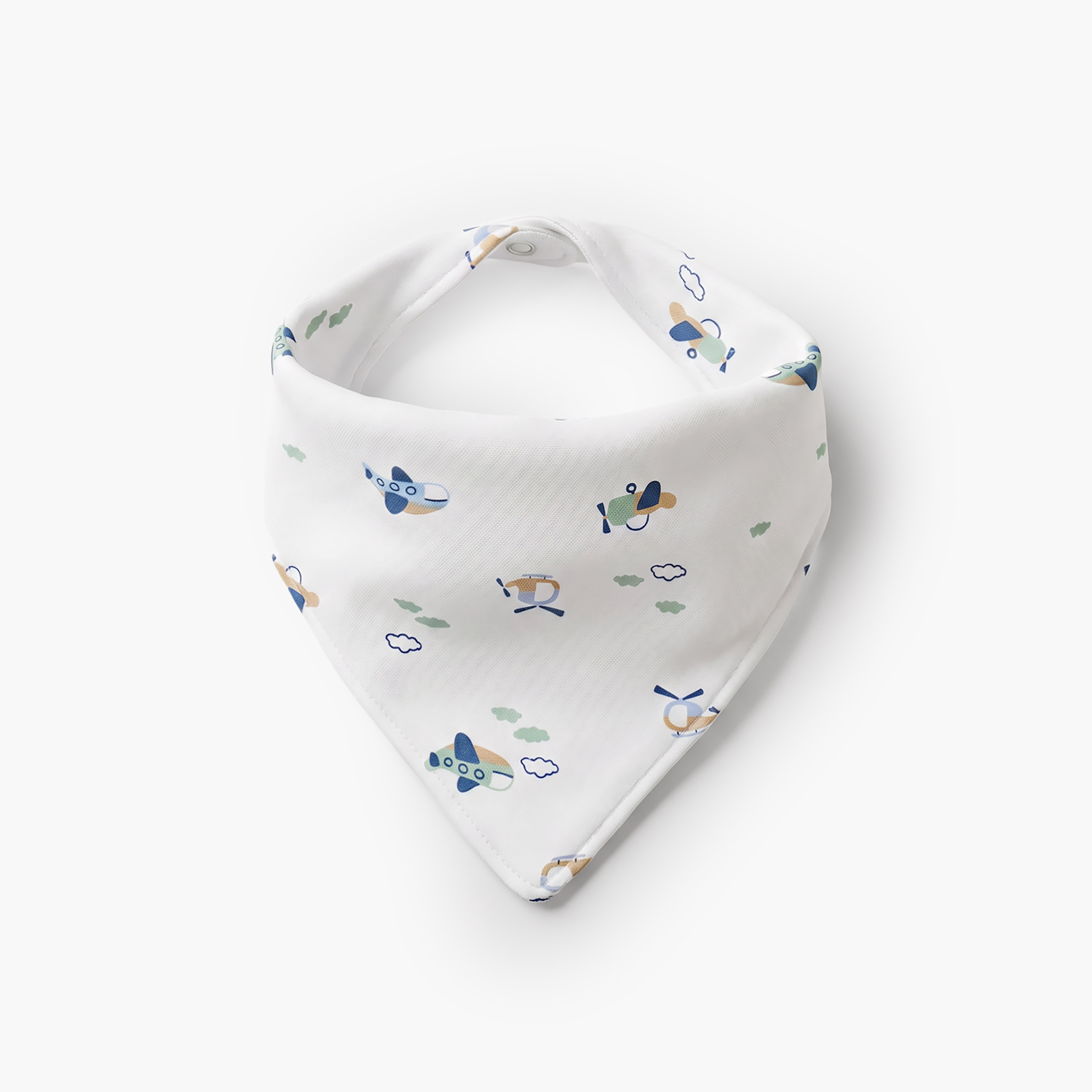 Pack of 5 Juniors Baby Bib with Snap Button Closure-baby-feeding-bibs-image-6