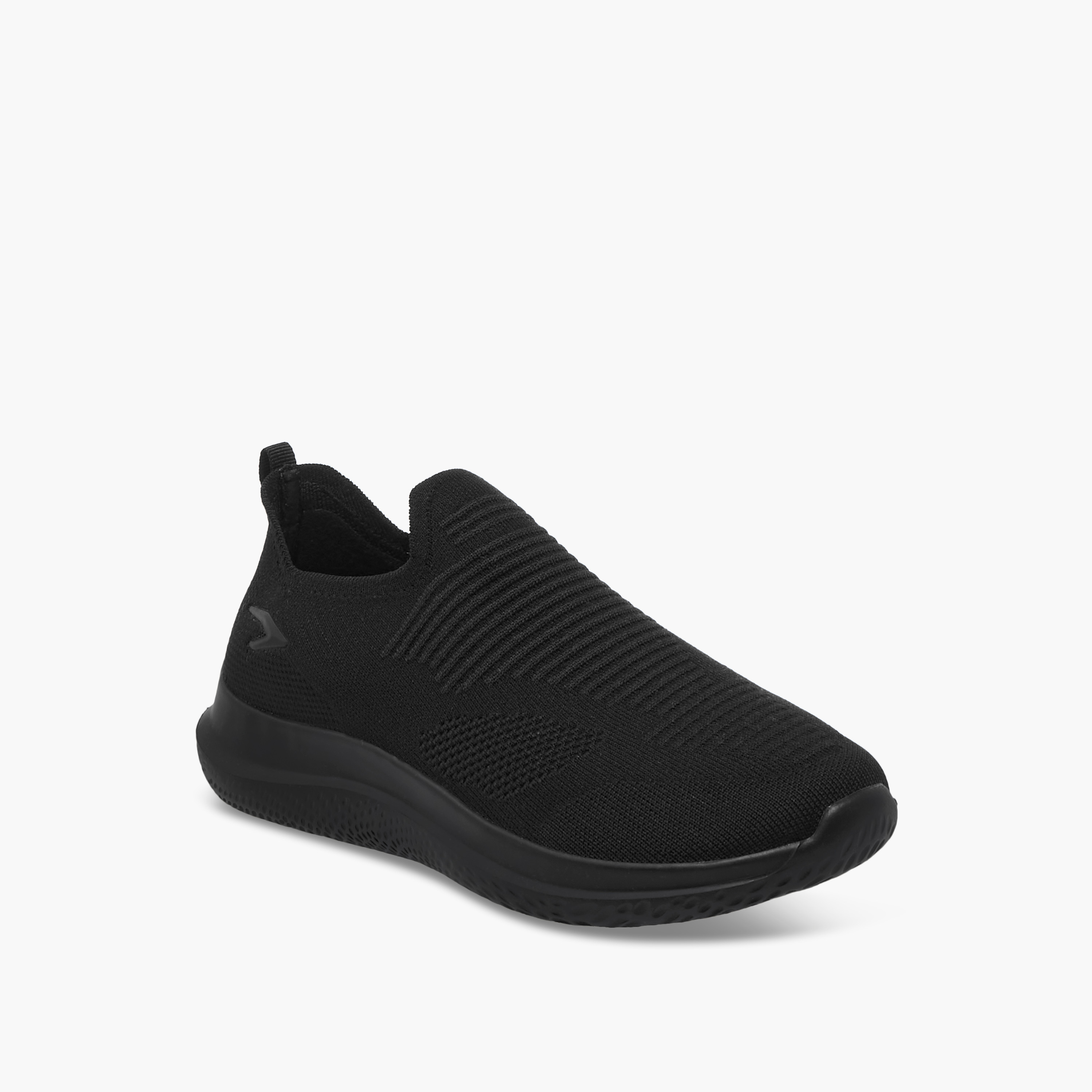 Dash Textured Slip-on Sneakers with Pull Tab-sports-women-shoes-image-2