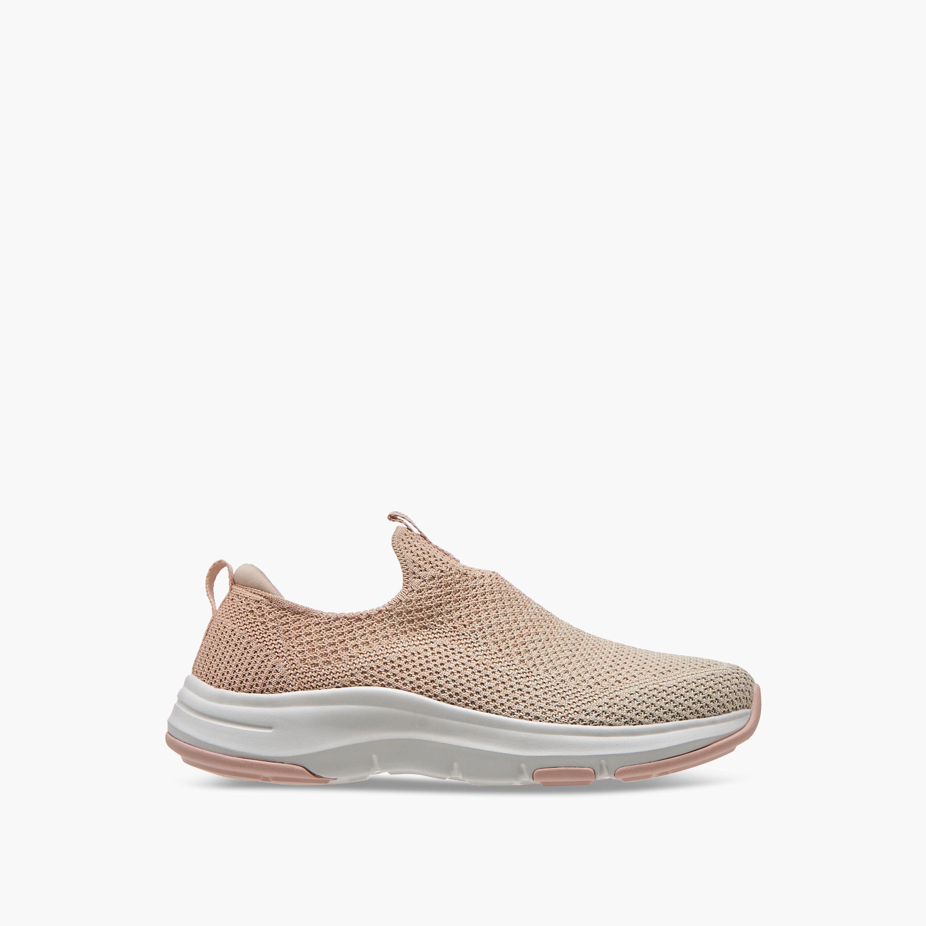 Dash Textured Slip-on Sneakers with Pull Tab-sports-women-shoes-image-3