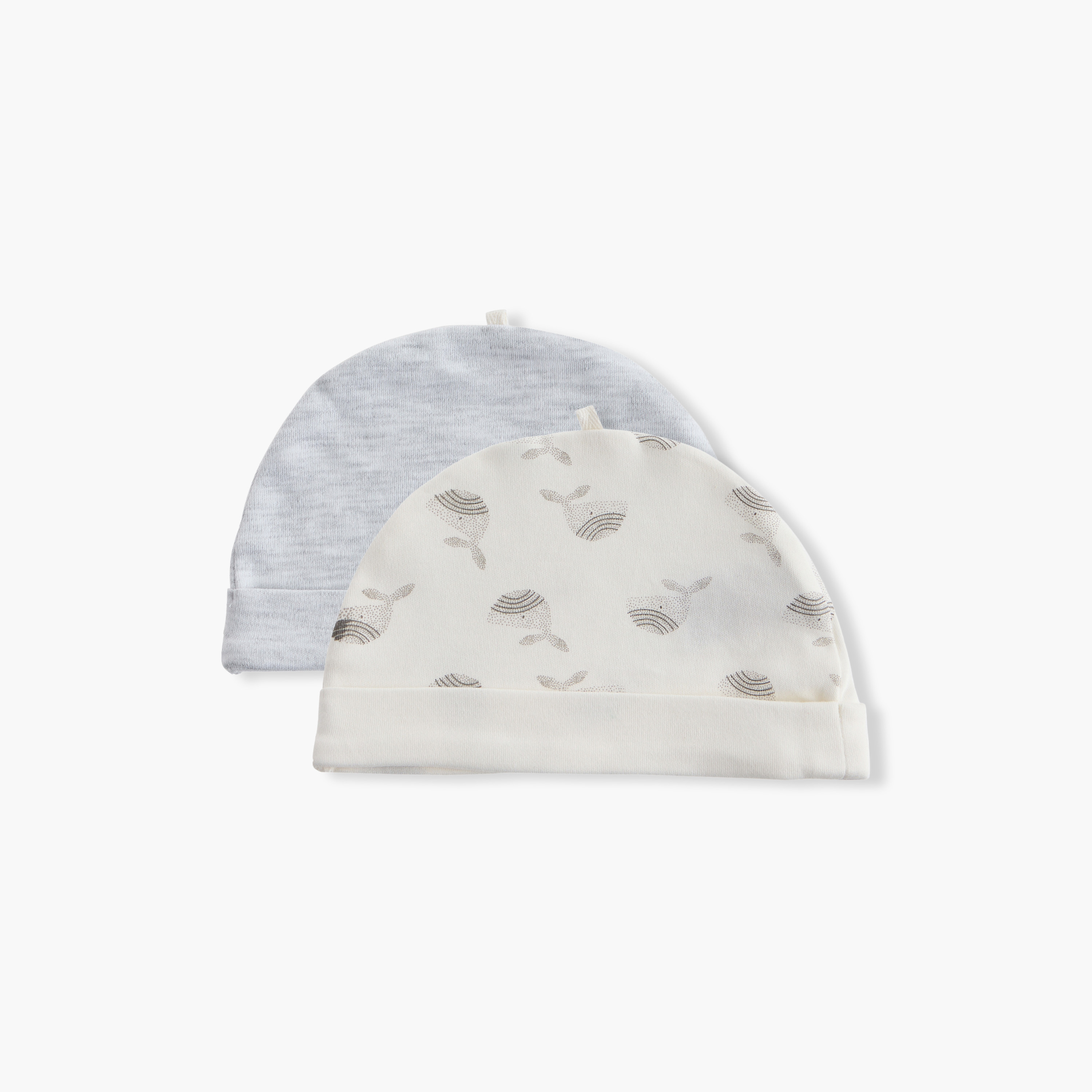 قبعة بطبعات من جونيورز - طقم من قطعتين-baby-boys-accessories-caps-image-1