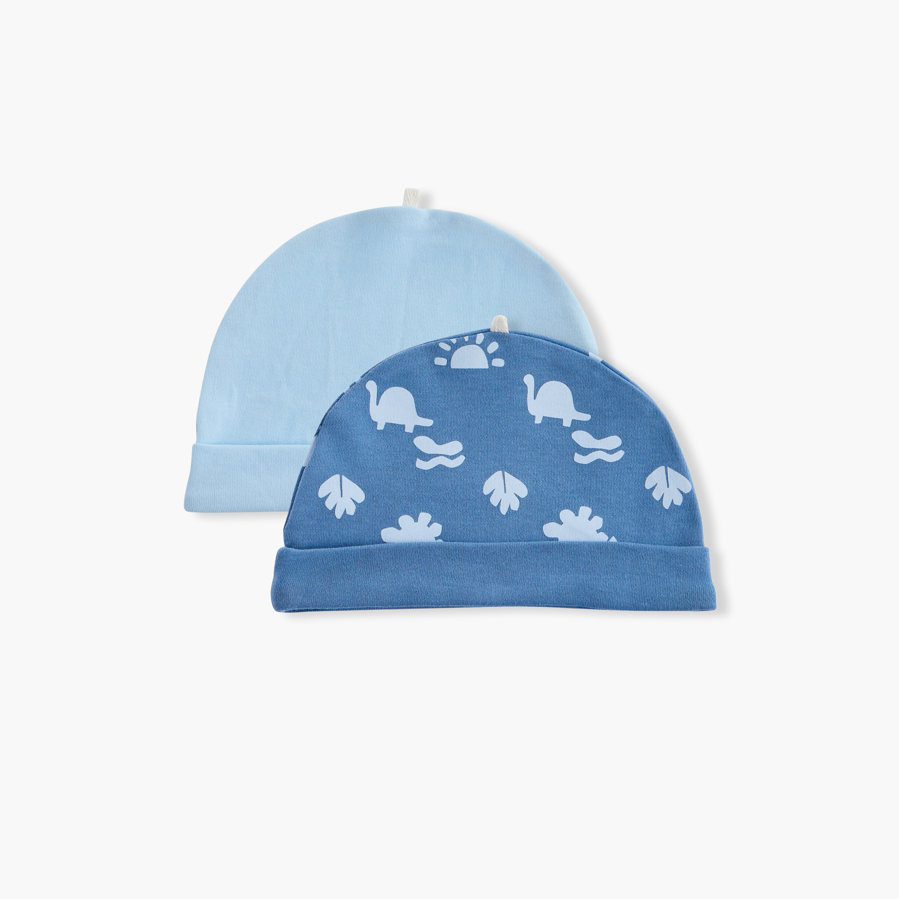 كاب بطبعات من جونيورز - طقم من قطعتين-baby-boys-accessories-caps-image-1