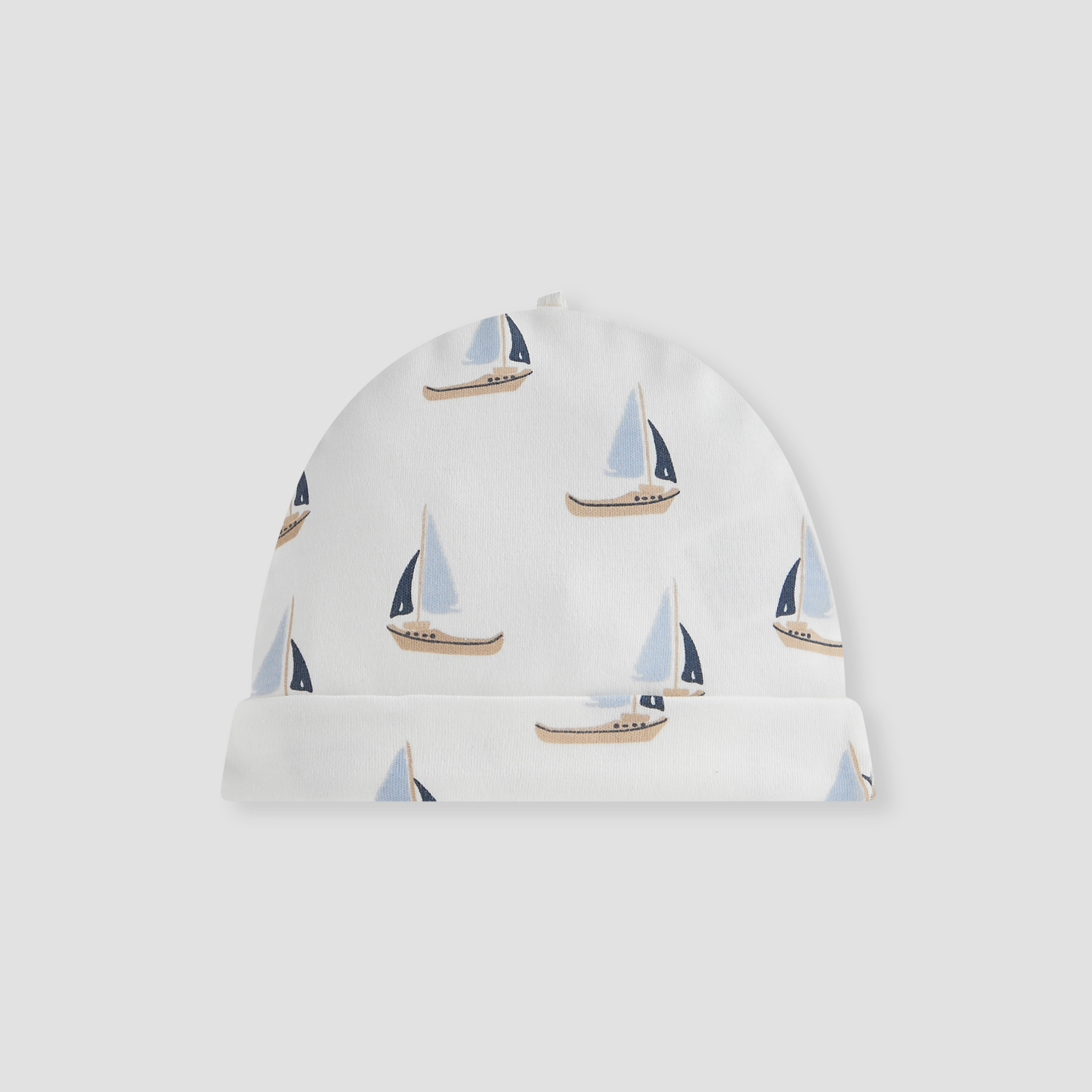 Juniors Sailboat Print Beanie Cap - Set of 5-baby-boys-accessories-caps-image-4