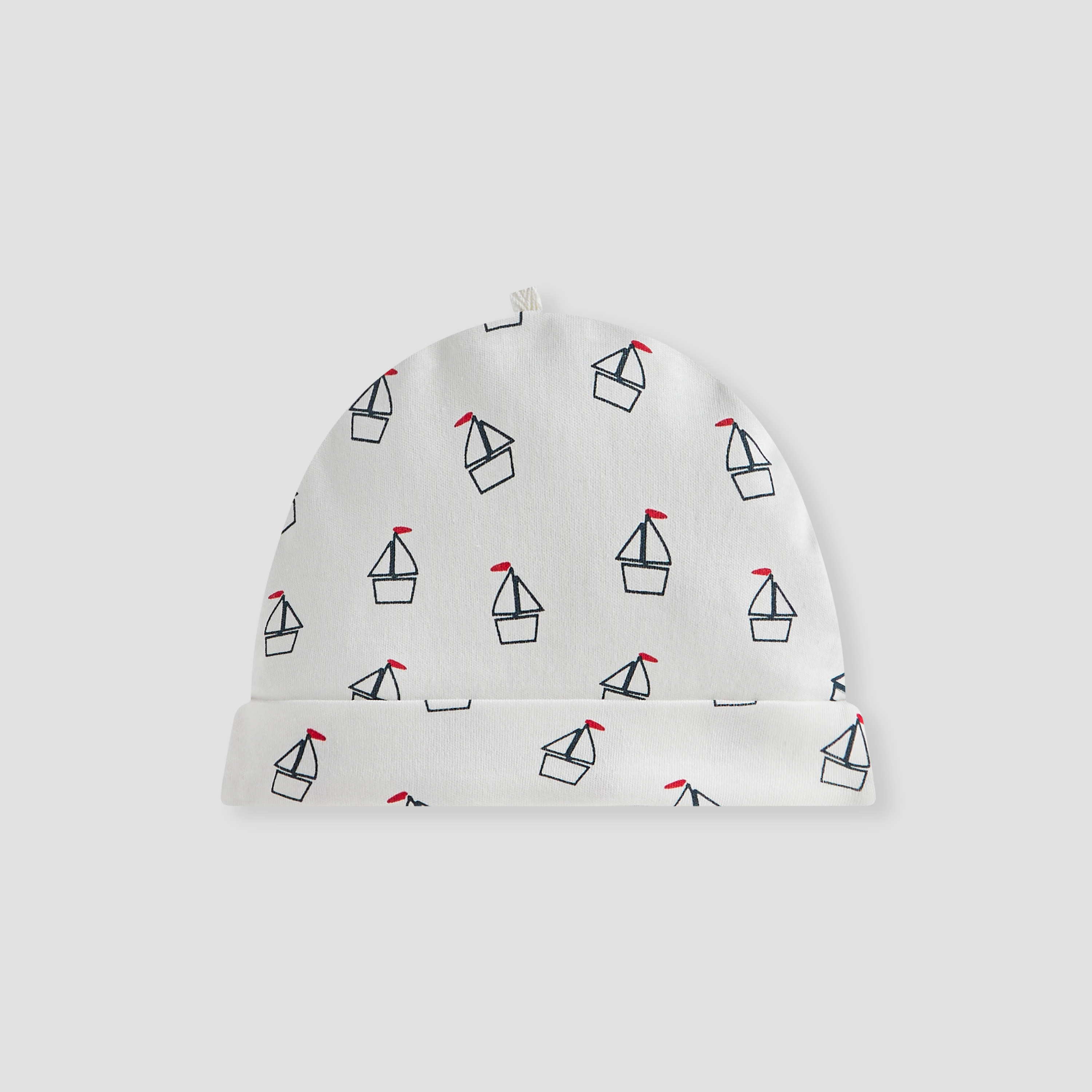 Juniors Sailboat Print Beanie Cap - Set of 5-baby-boys-accessories-caps-image-6