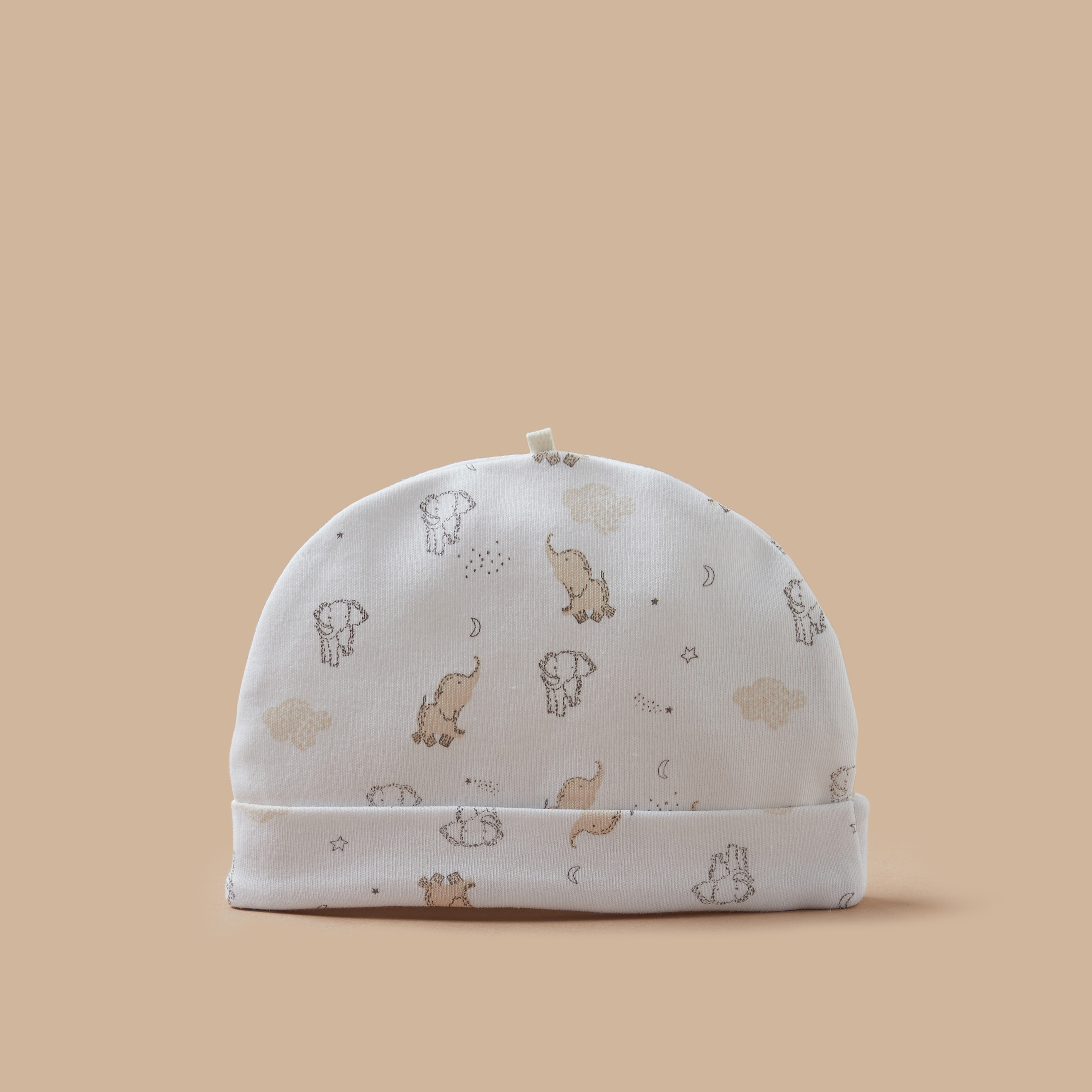 Juniors Printed Beanie - Set of 2-baby-boys-accessories-caps-image-2