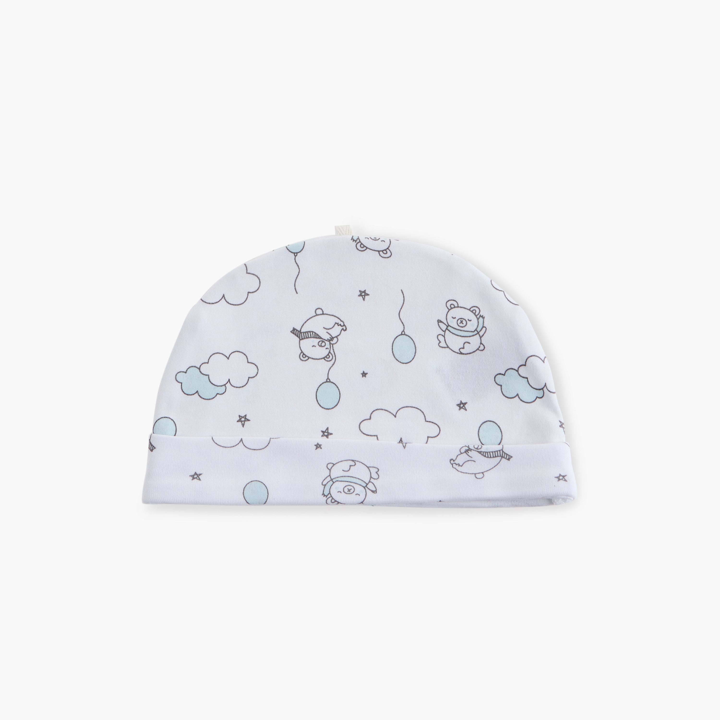 Juniors Animal Print Cap - Set of 2-baby-boys-accessories-caps-image-3