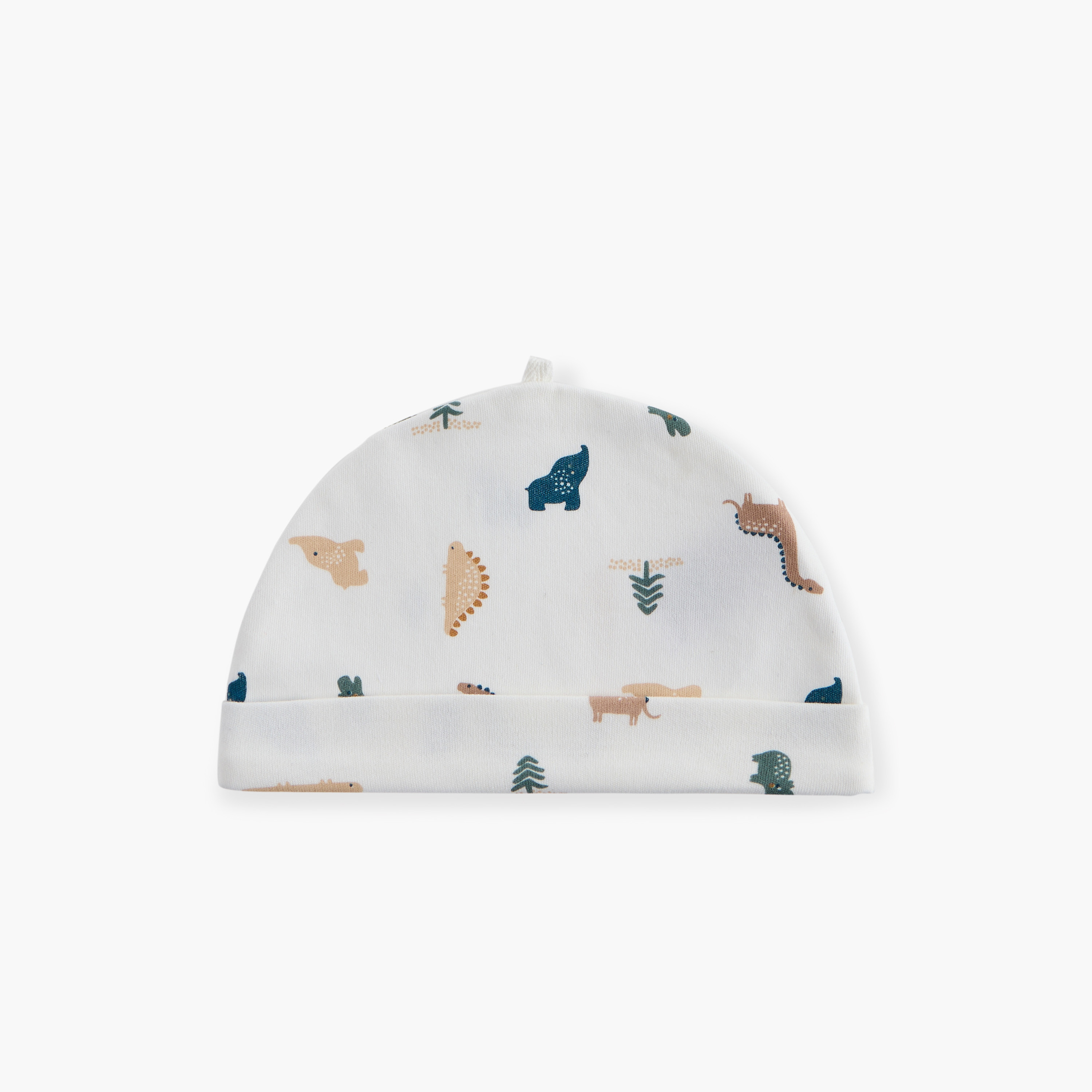 Juniors Dino Print Cap - Set of 2-baby-boys-accessories-caps-image-3