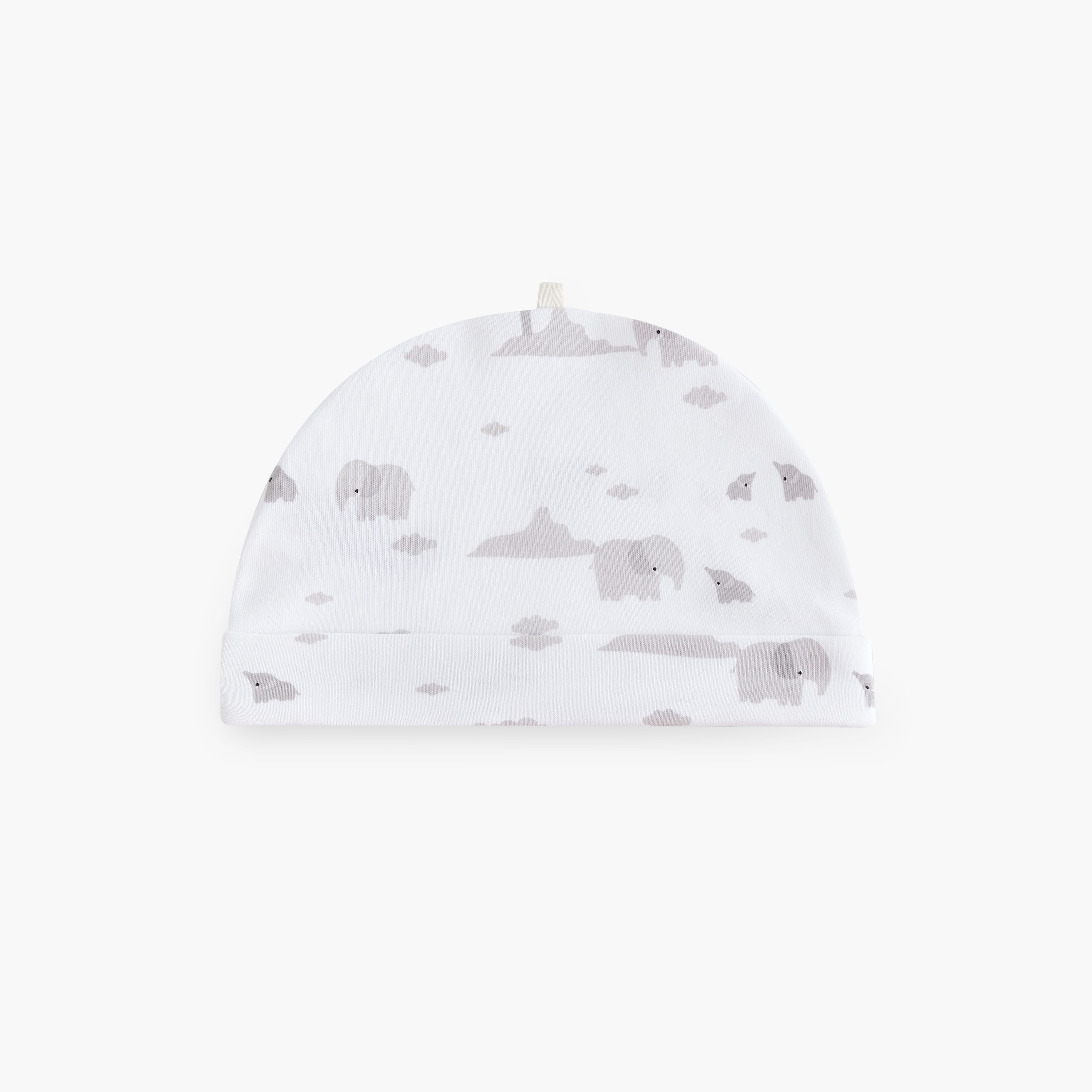Juniors Elephant Print Cap - Set of 2-baby-boys-accessories-caps-image-3