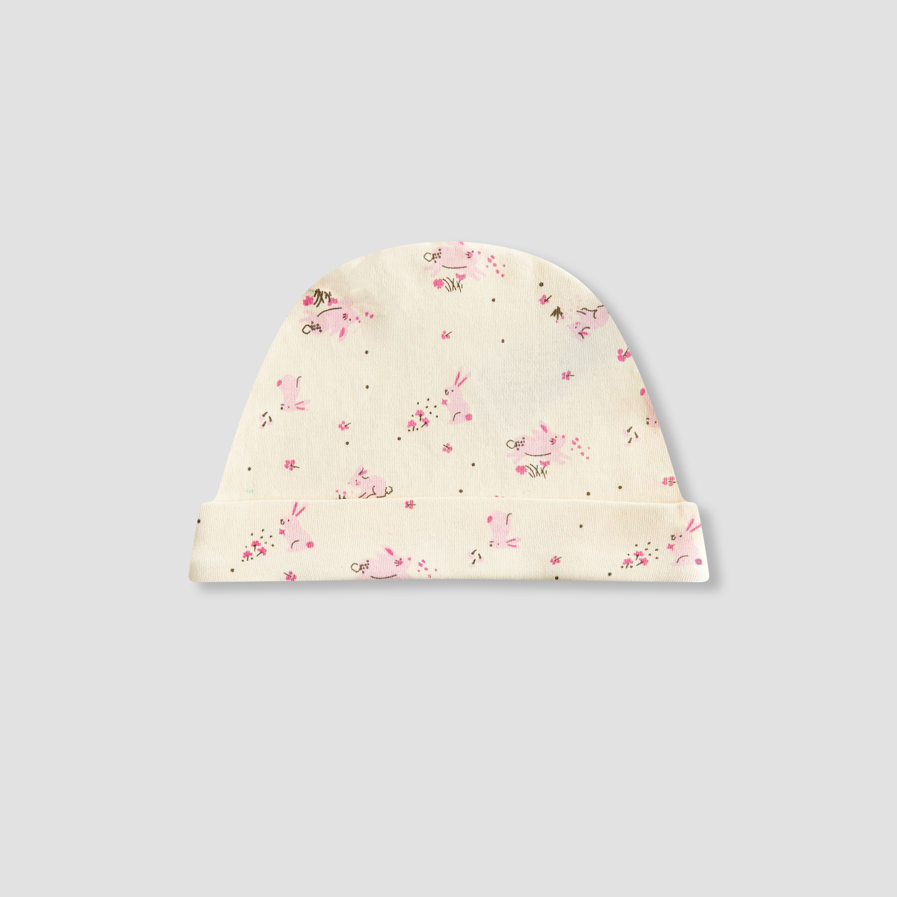 Juniors Girls Cap with Print - Cotton - Set of 5-baby-girls-accessories-caps-image-2