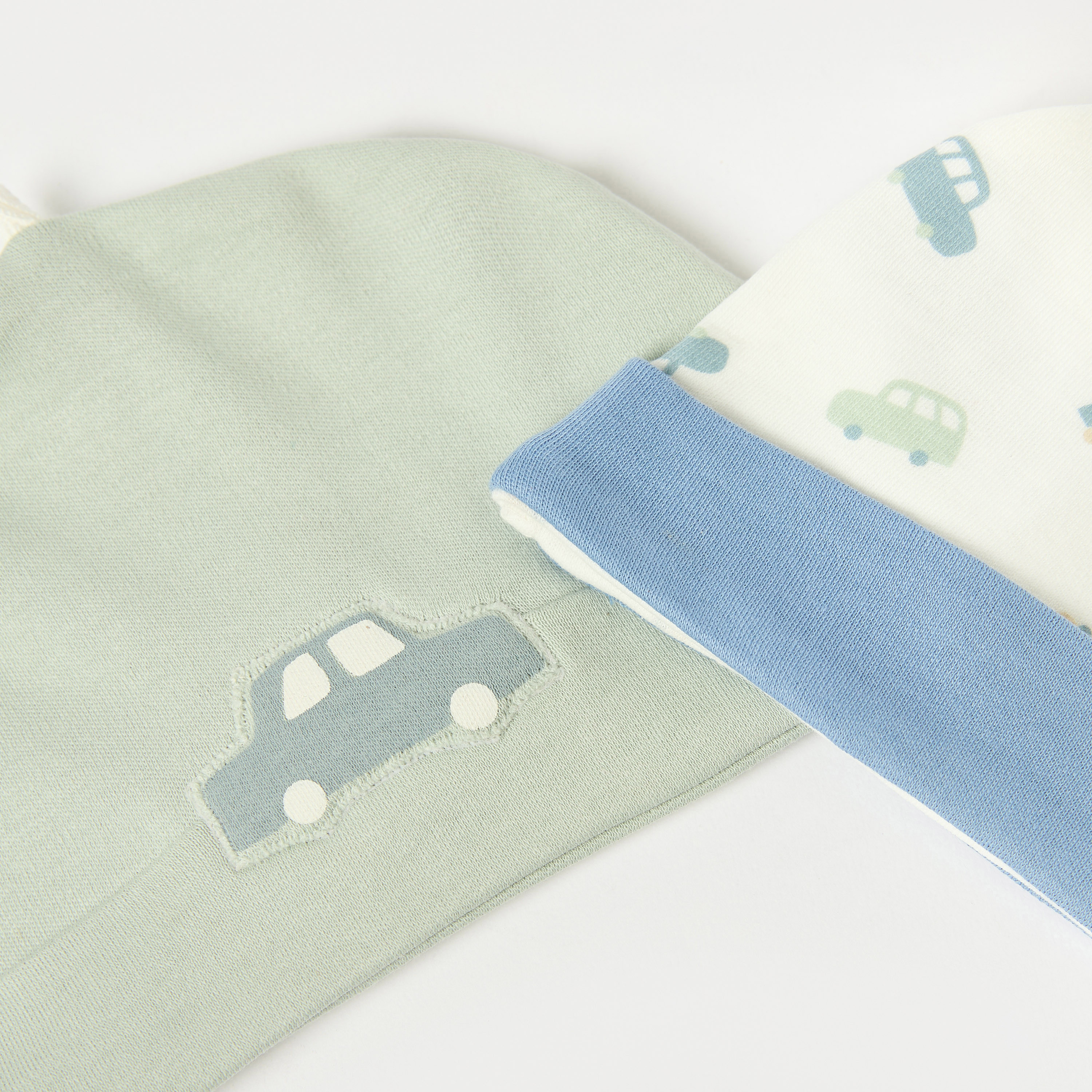 Juniors Car Print Cap - Set of 2-baby-boys-accessories-caps-image-4