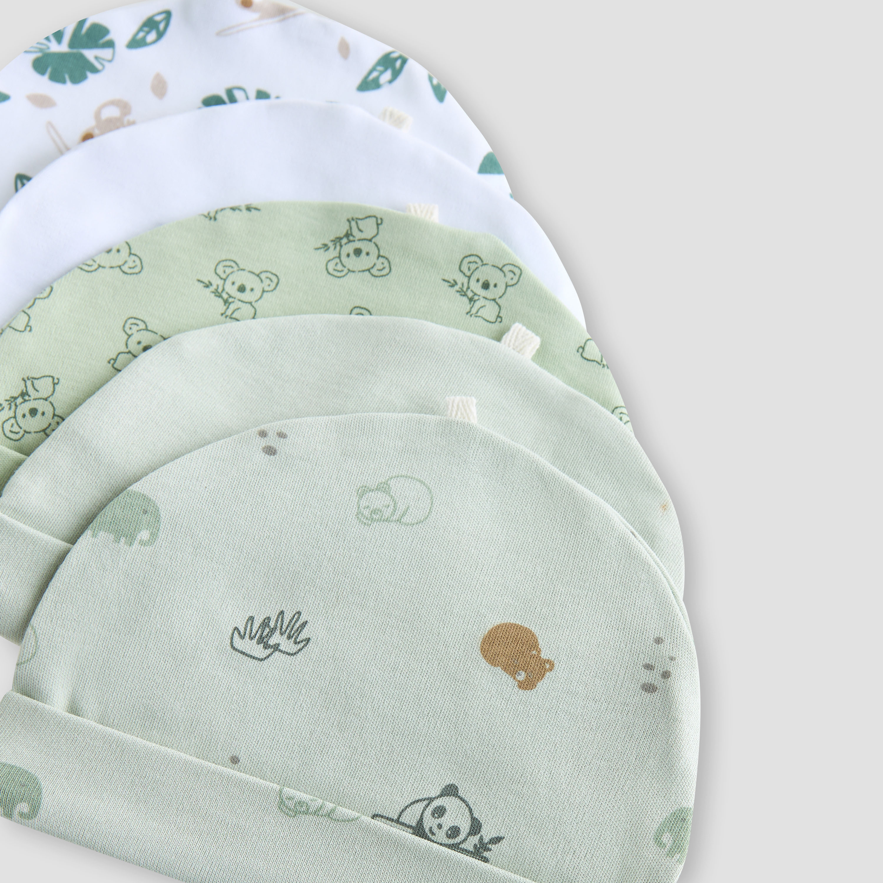 Juniors Assorted Beanie Cap - Set of 5-baby-boys-accessories-caps-image-8