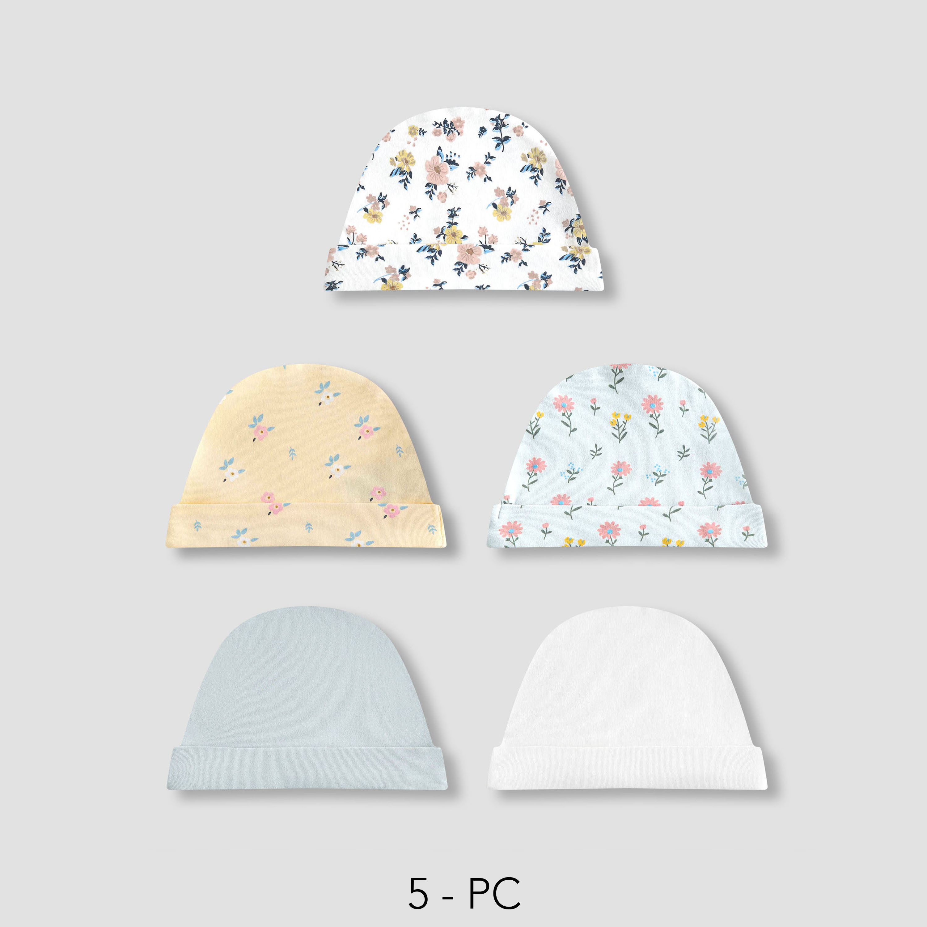 قبعات بيبي متنوعة من جونيورز - طقم 5 قطع-baby-girls-accessories-caps-image-10