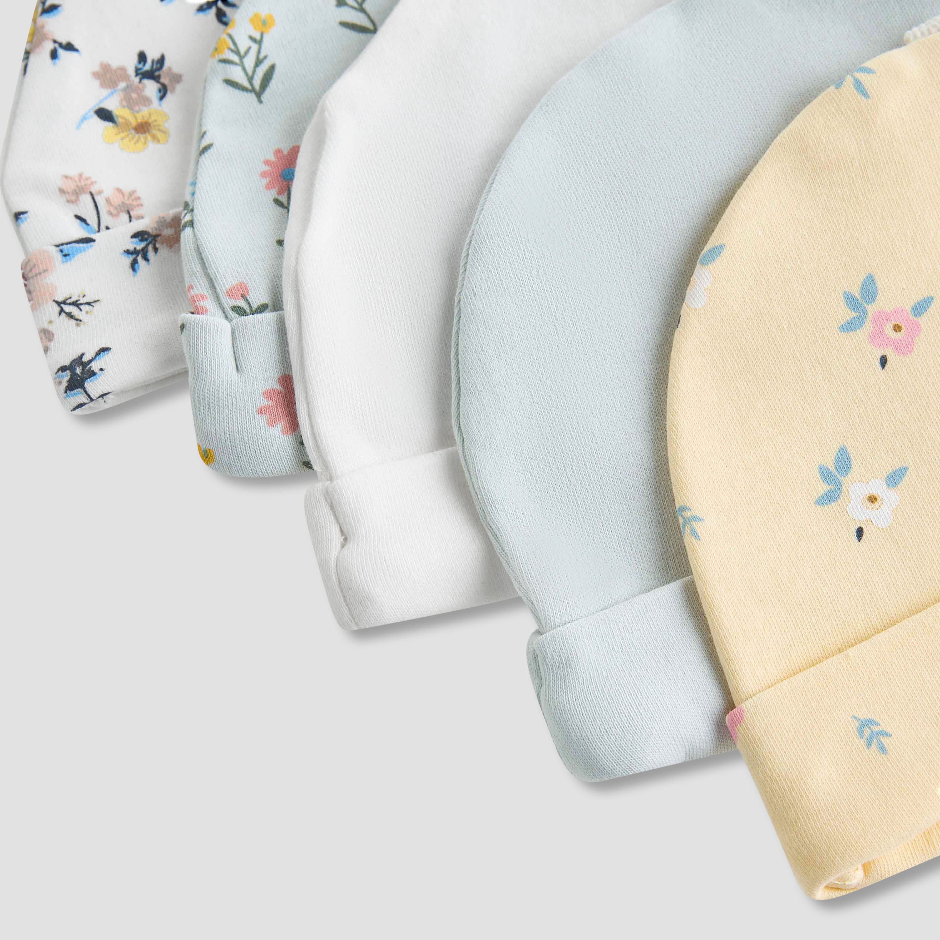 قبعات بيبي متنوعة من جونيورز - طقم 5 قطع-baby-girls-accessories-caps-image-4