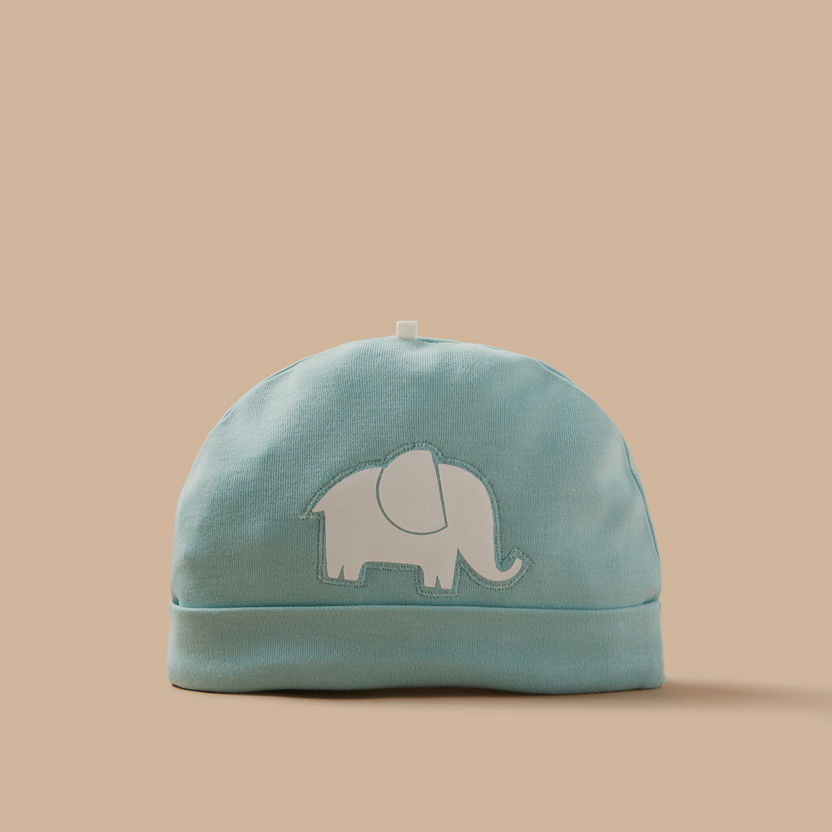Juniors Elephant Detail Beanie - Set of 2-Caps-image-2
