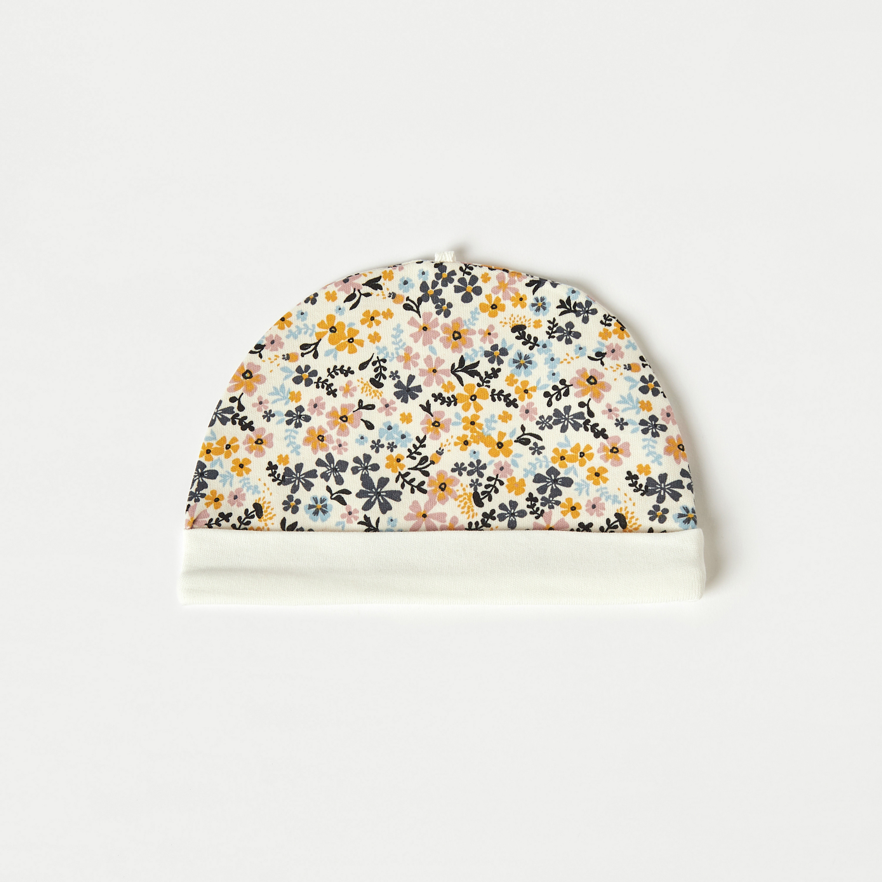 Juniors Floral Print Cap - Set of 2-baby-boys-accessories-caps-image-2