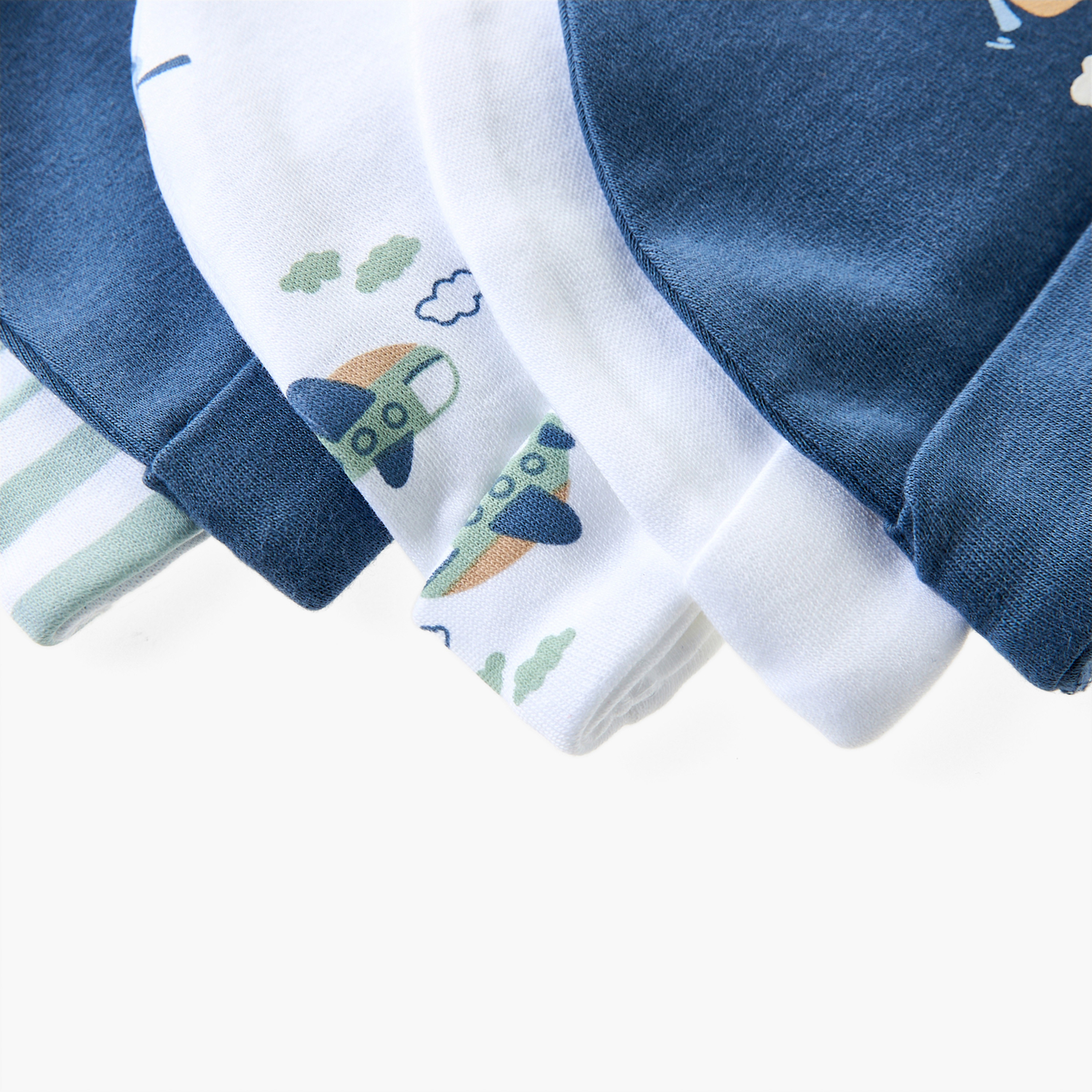 Pack of 5 Juniors Cap with Rolled Hem-baby-boys-accessories-caps-image-8